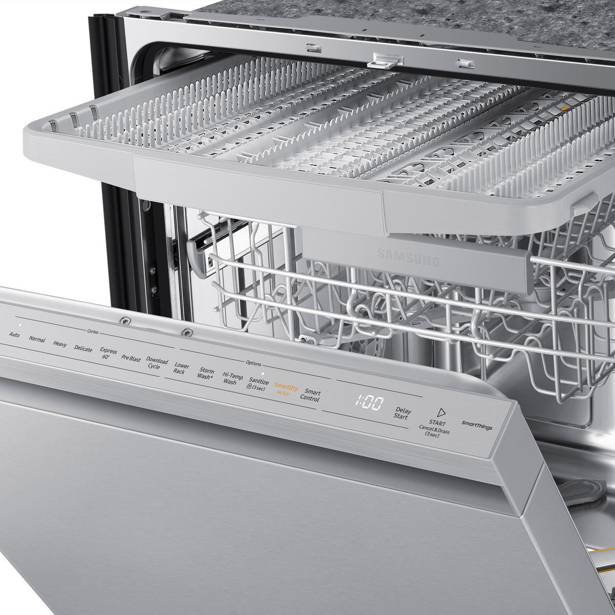  Samsung Bespoke Built-in Dishwasher with Wi-Fi Connectivity DW80B7070US/AC IMAGE 5