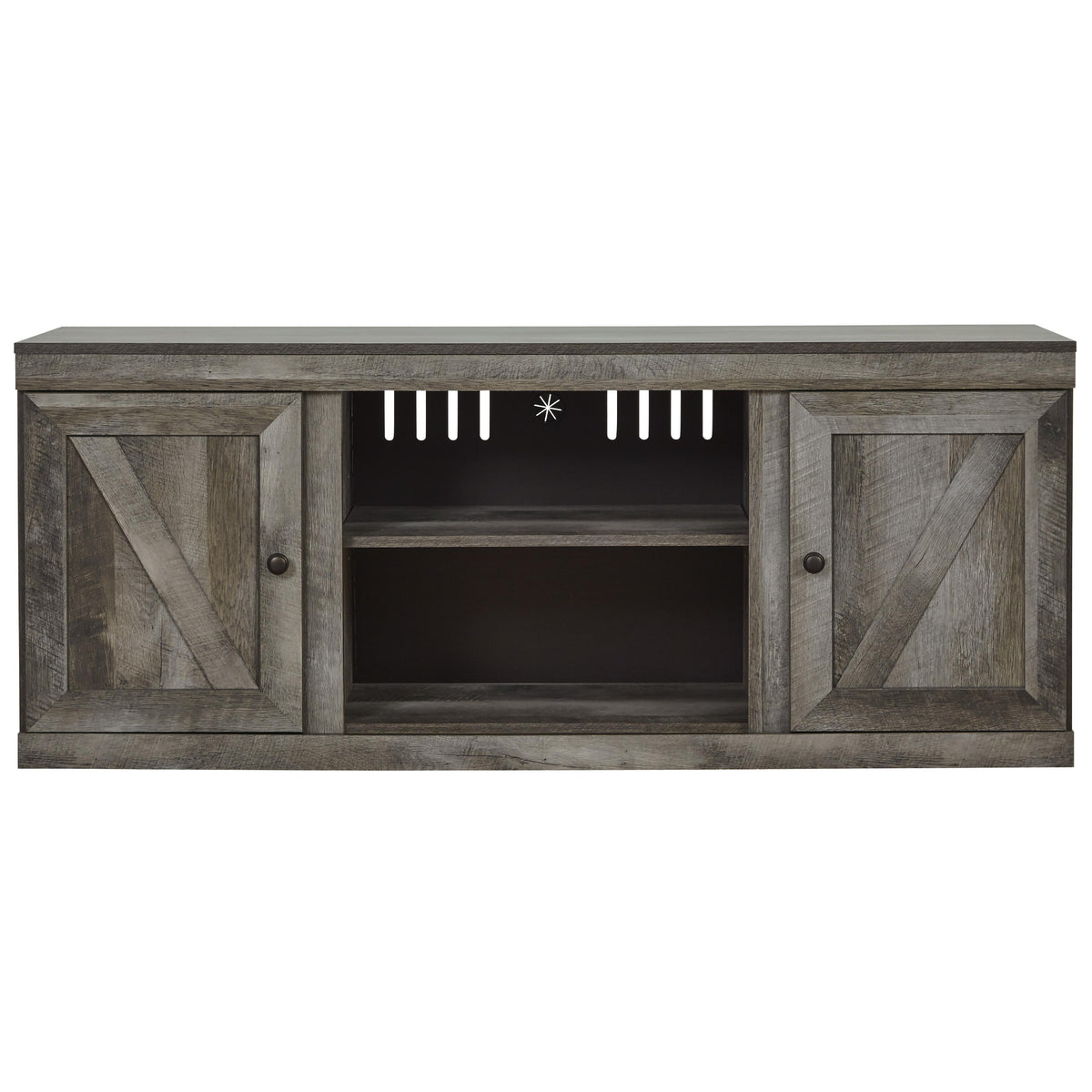 Signature Design by Ashley Wynnlow EW0440-268 Large TV Stand with Fireplace Option IMAGE 3