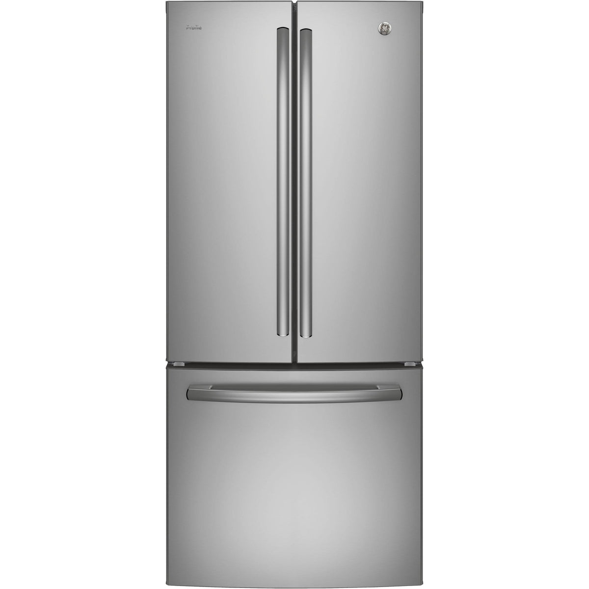  GE Profile 30-inch, 20.8 cu. ft. French 3-Door Refrigerator with Internal Water Dispenser PNE21NYRKFS IMAGE 1