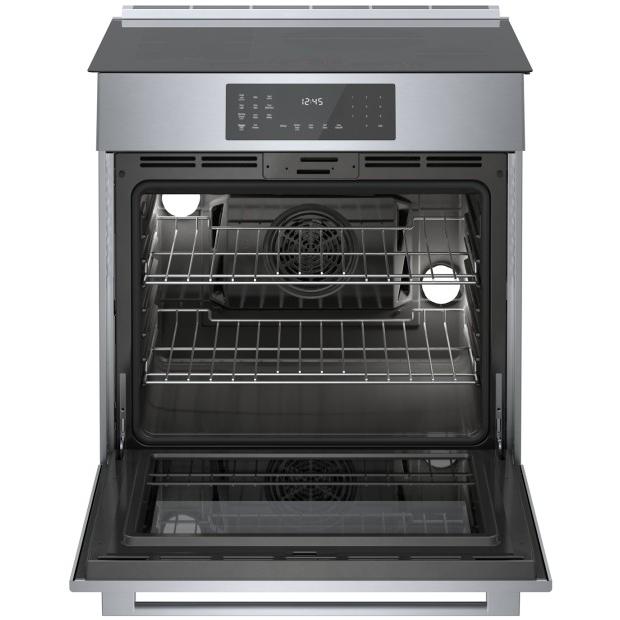  Bosch 30-inch Slide-in Induction Range with Genuine European Convection HIIP057C IMAGE 4