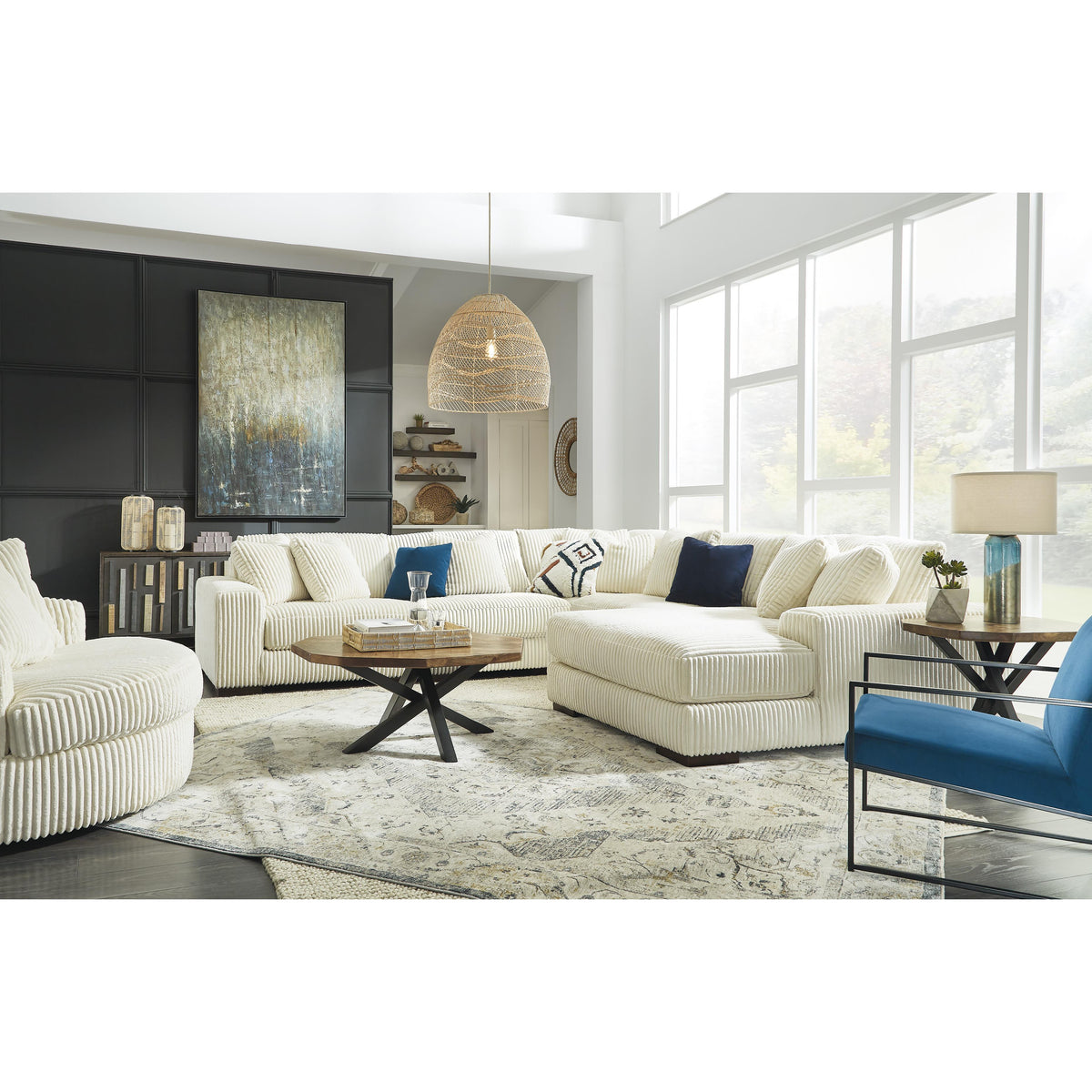  Signature Design by Ashley Lindyn 2110421 Oversized Swivel Accent Chair IMAGE 11