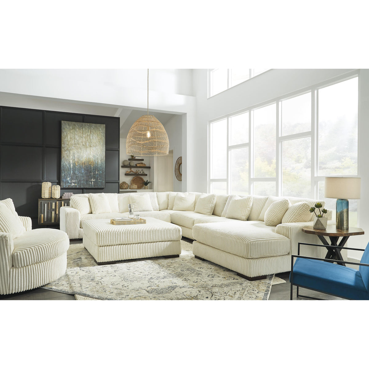  Signature Design by Ashley Lindyn 2110421 Oversized Swivel Accent Chair IMAGE 14
