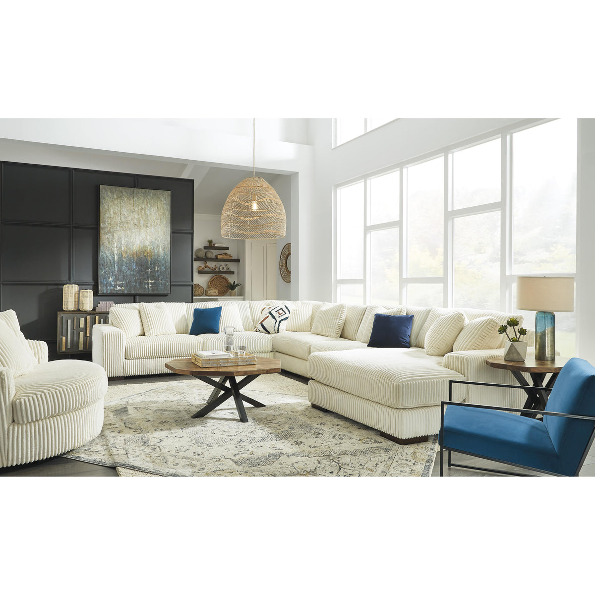  Signature Design by Ashley Lindyn 2110421 Oversized Swivel Accent Chair IMAGE 15