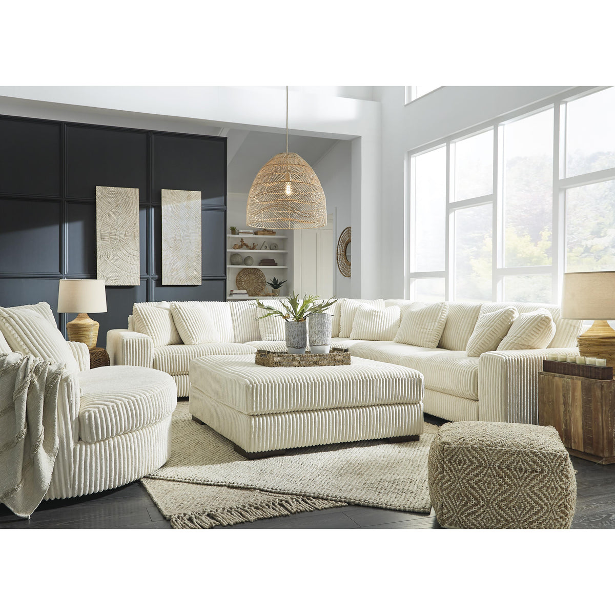  Signature Design by Ashley Lindyn 2110421 Oversized Swivel Accent Chair IMAGE 17