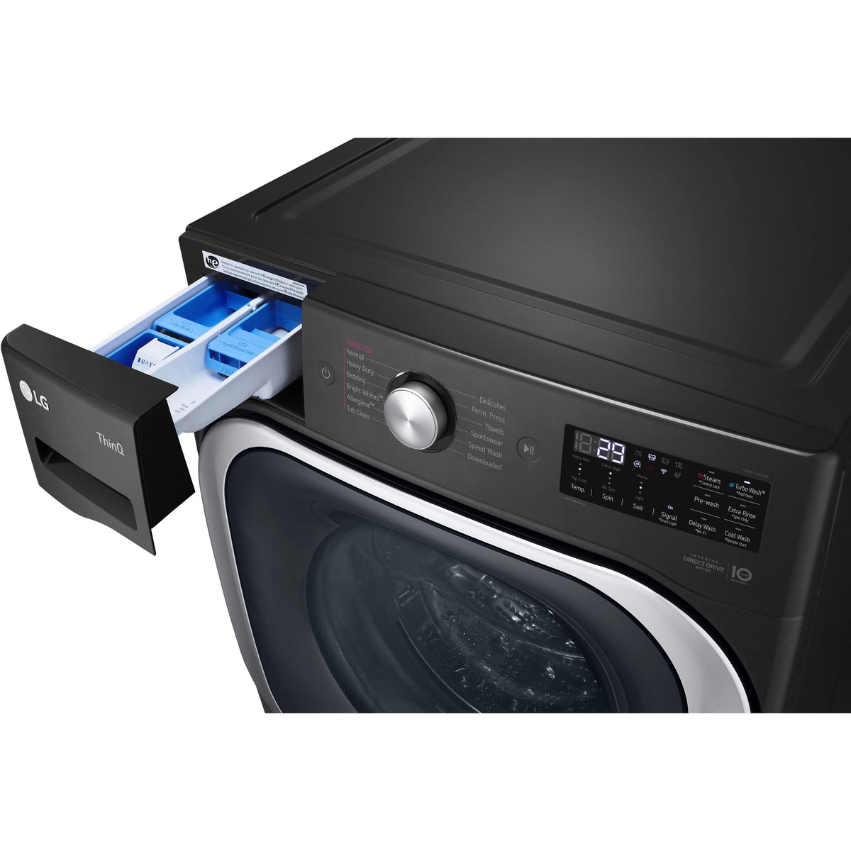  LG 6.0 cu. ft. Smart Front Load Washer with Wi-Fi Enabled WM8900HBA IMAGE 8