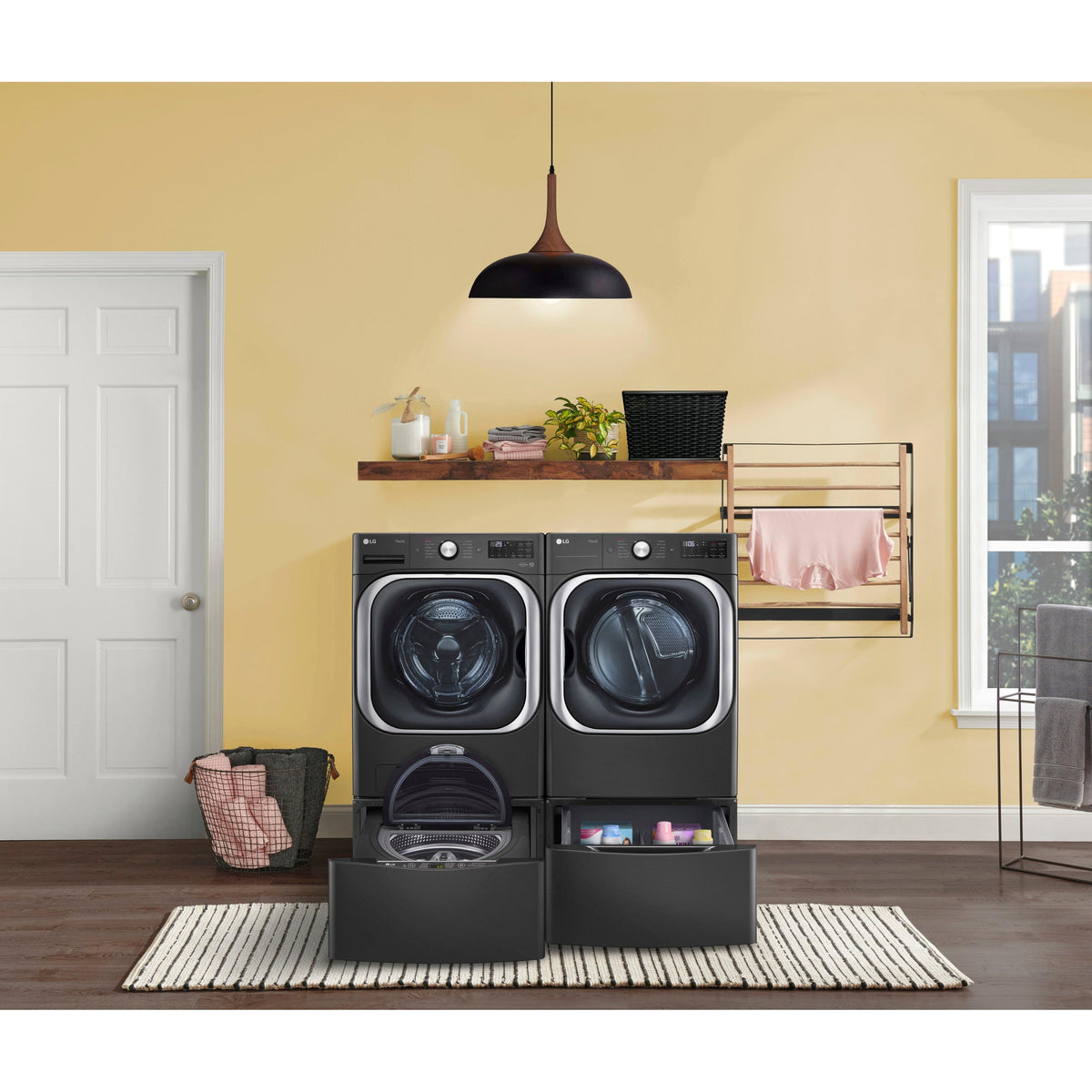 LG 9.0 Cu. Ft. Electric Dryer with Steam and Built-In Intelligence DLEX8900B IMAGE 14