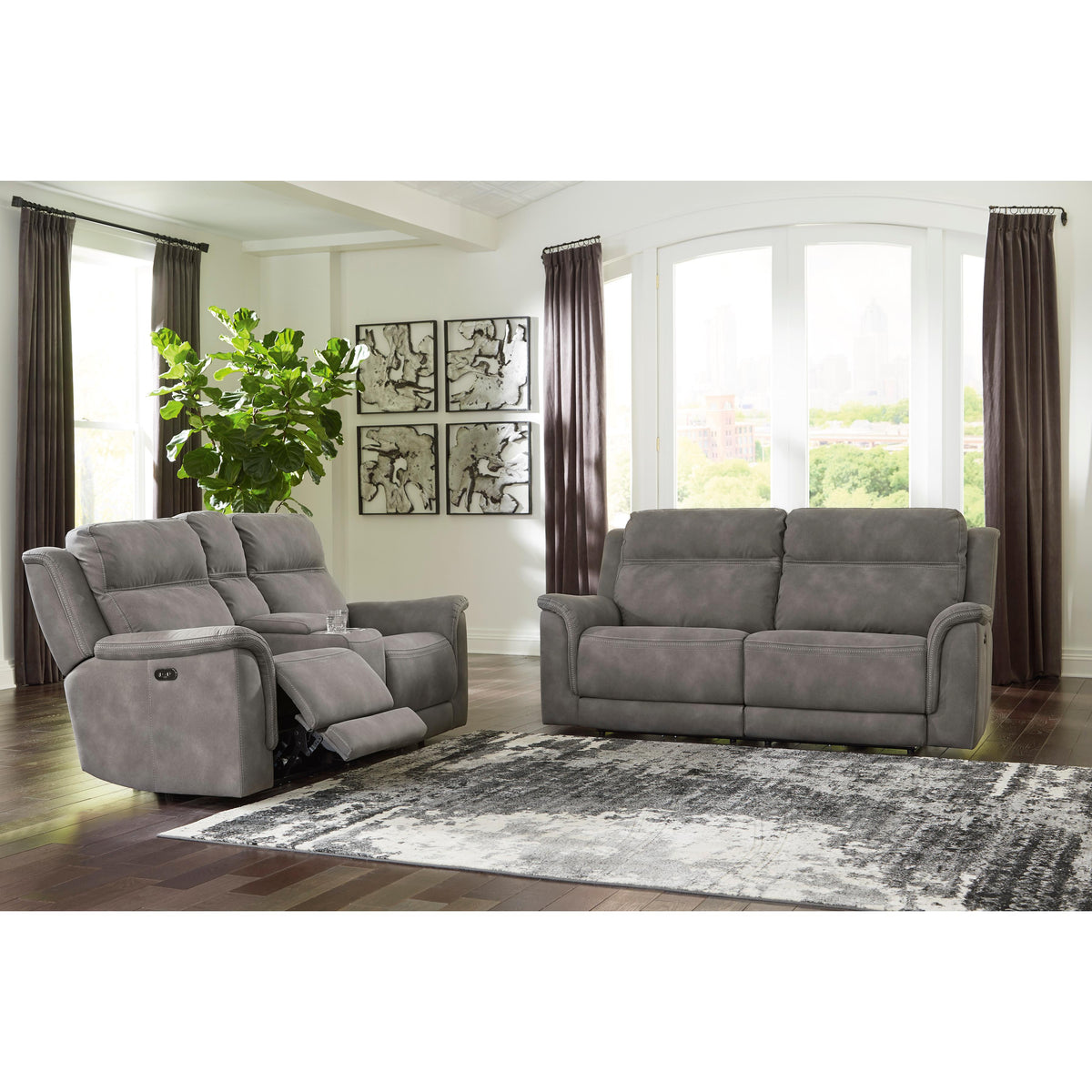 Signature Design by Ashley Next-Gen Durapella 5930147C 2 Seat Power Reclining Sofa Adjustable Headrest IMAGE 10