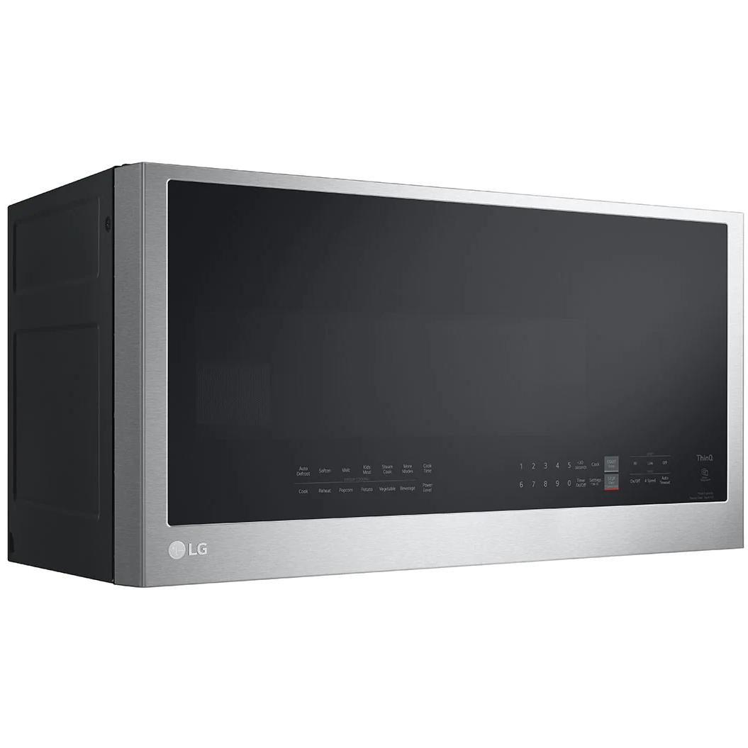  LG 30-inch, 2.0 cu. ft. Smart Wi-Fi Enabled Over-the-Range Microwave Oven with EasyClean® MVEL2033F IMAGE 3