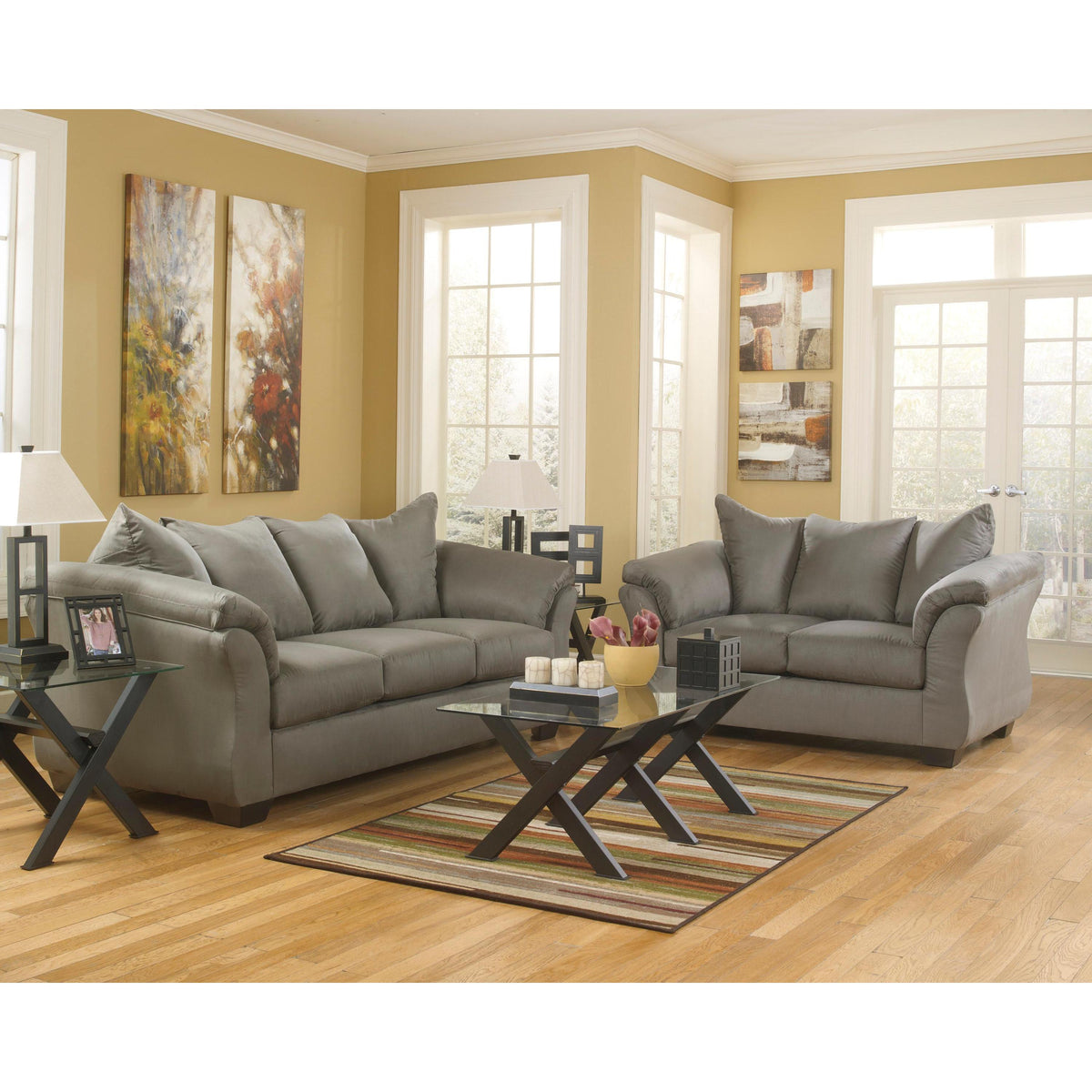  Signature Design by Ashley Darcy 75005U5 2 pc Living Room Set IMAGE 4
