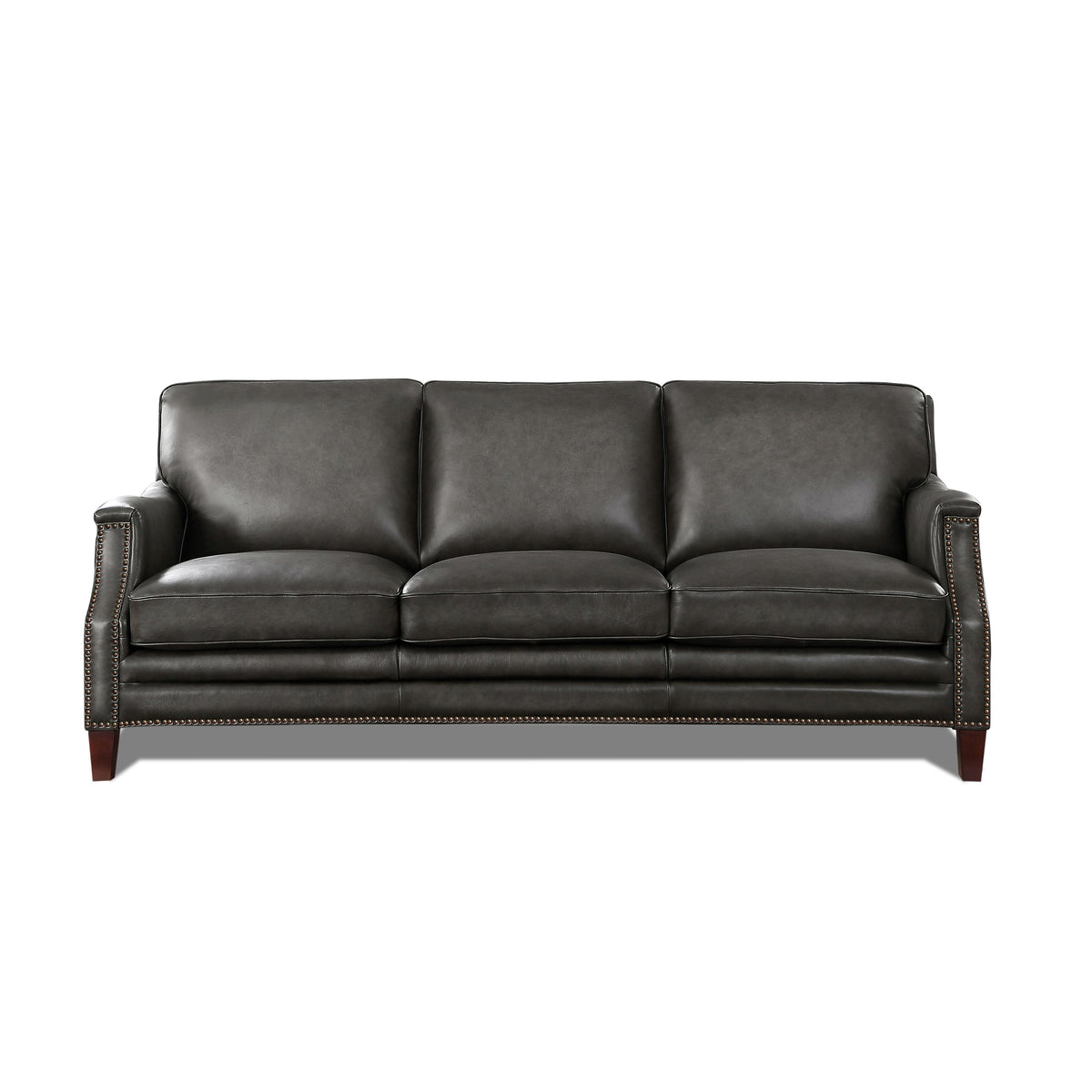  Amax Leather Romana 6681 Sofa - Concord Ash IMAGE 1
