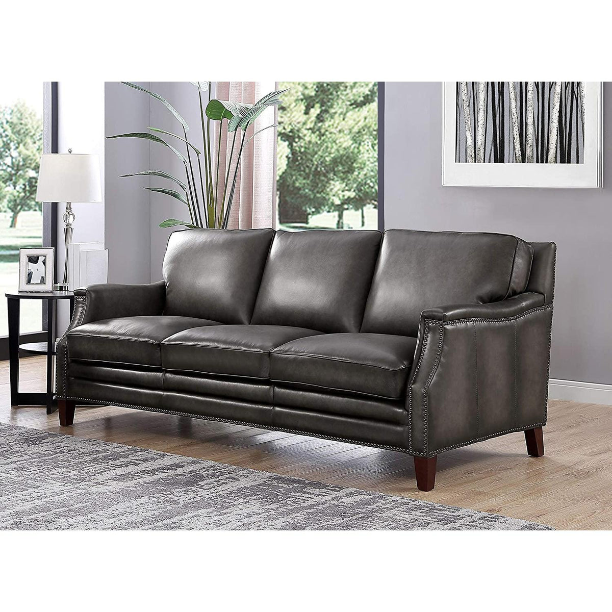  Amax Leather Romana 6681 Sofa - Concord Ash IMAGE 6