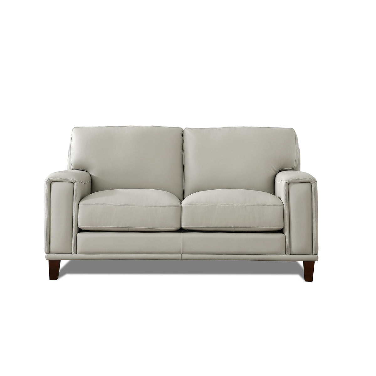  Amax Leather Harper 6982-20-2515 Loveseat - Bedford Ice IMAGE 1