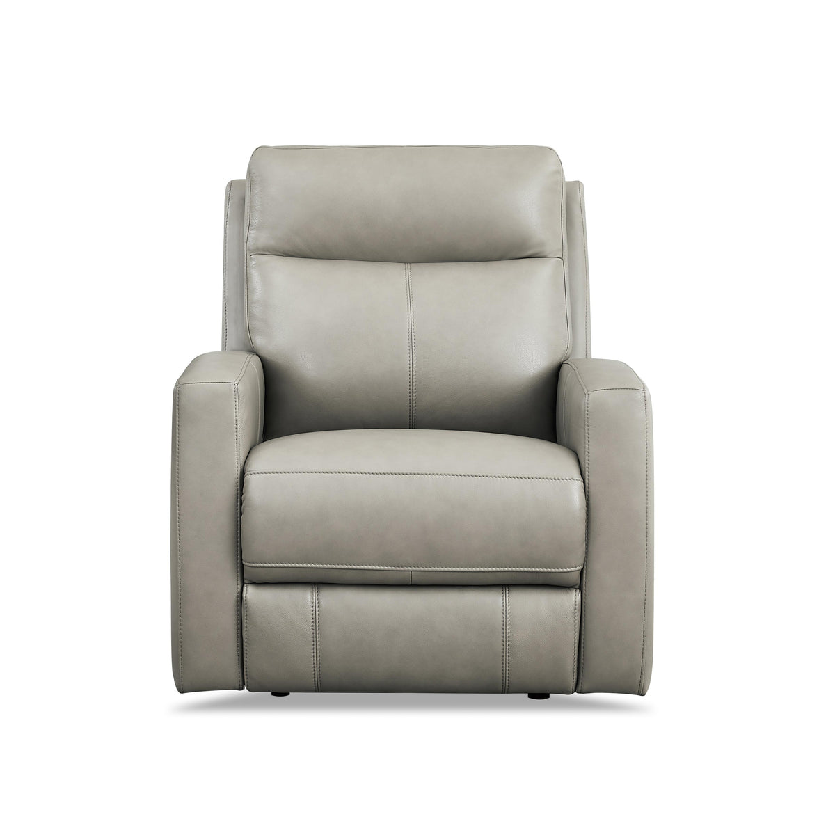 Amax Leather Modena 6806-10P2Z-2376 Power Recliner - Bravo Concrete IMAGE 1