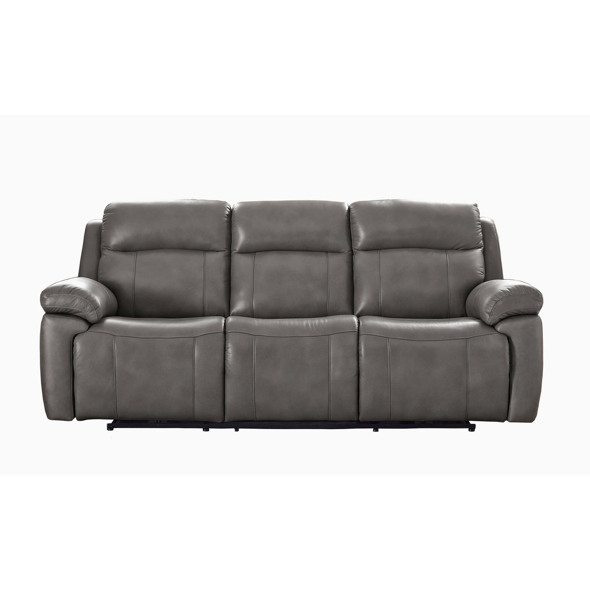 Amax Leather Sydney 6565 Power Reclining Zero Gravity Sofa - Chatham Grey IMAGE 1
