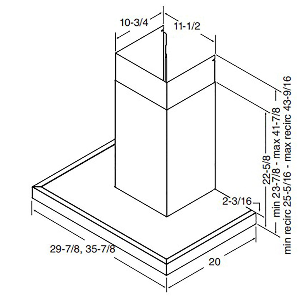  Best 30-inch WCS1 Series Wall Chimney Hood WCT1306SS IMAGE 6