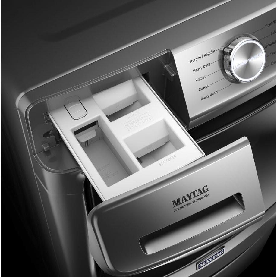  Maytag 5.5 cu. ft. Front Loading Washer with Extra Power button MHW6630MBK IMAGE 7