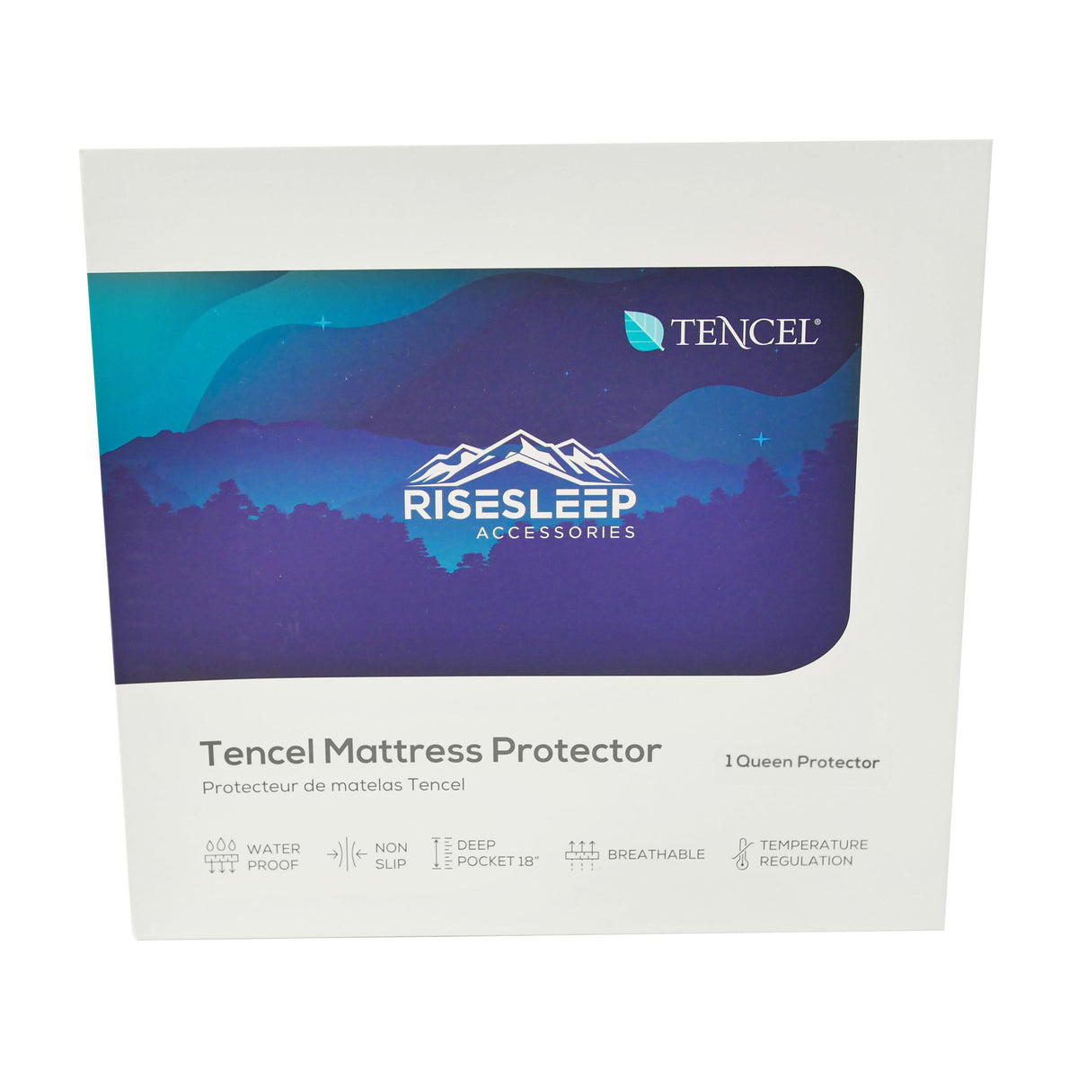  RiseSleep IceSilk Mattress Protector (Full) IMAGE 2
