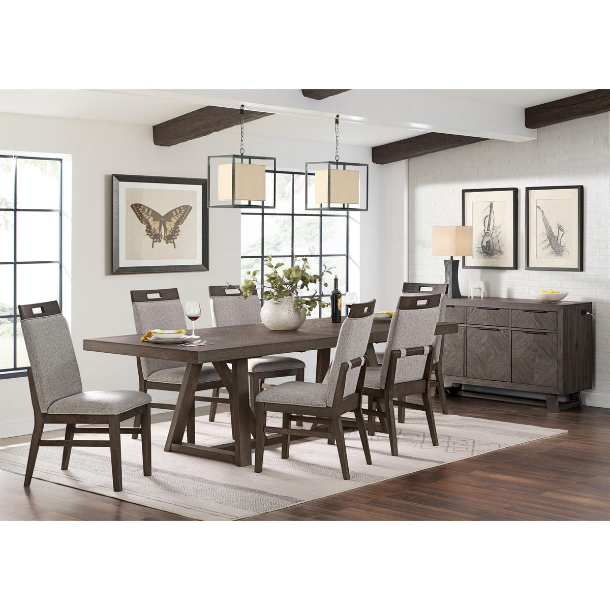  Intercon Furniture Hearst Stool HR-CH-1180C-RCV-RTA IMAGE 3