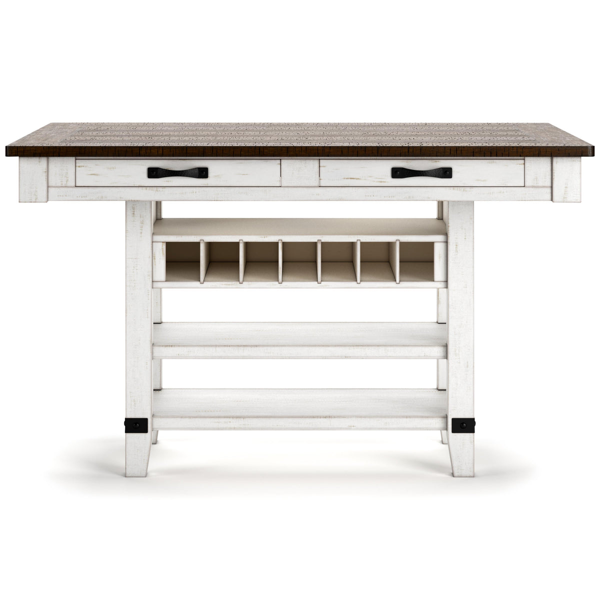 Signature Design by Ashley Valebeck D546-32 Rectangular Dining Room Counter Table IMAGE 3