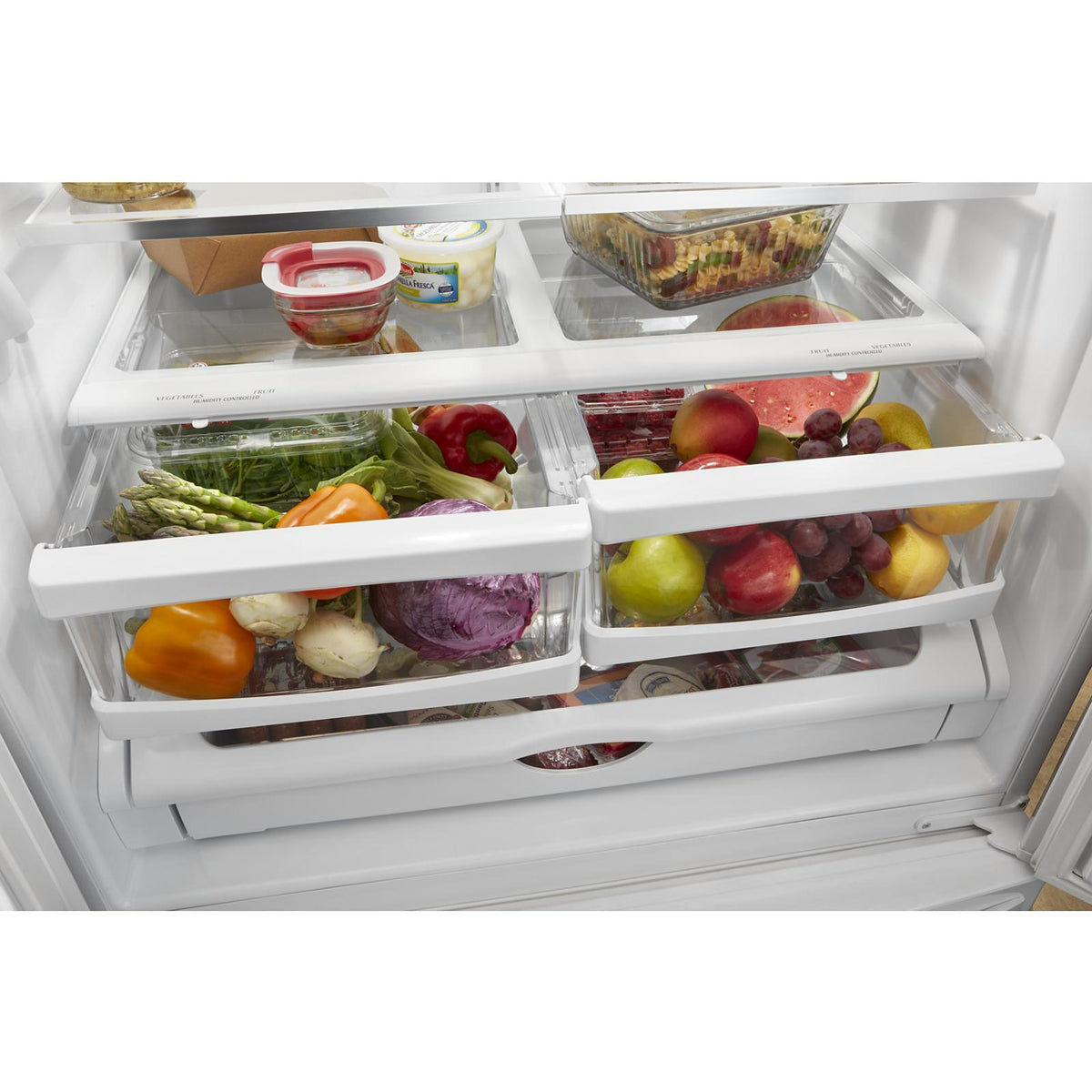  Whirlpool 33-inch, 22.1 cu. ft. Freestanding French 3-Door Refrigerator with Factory Installed Ice Maker WRFF5333PV IMAGE 7