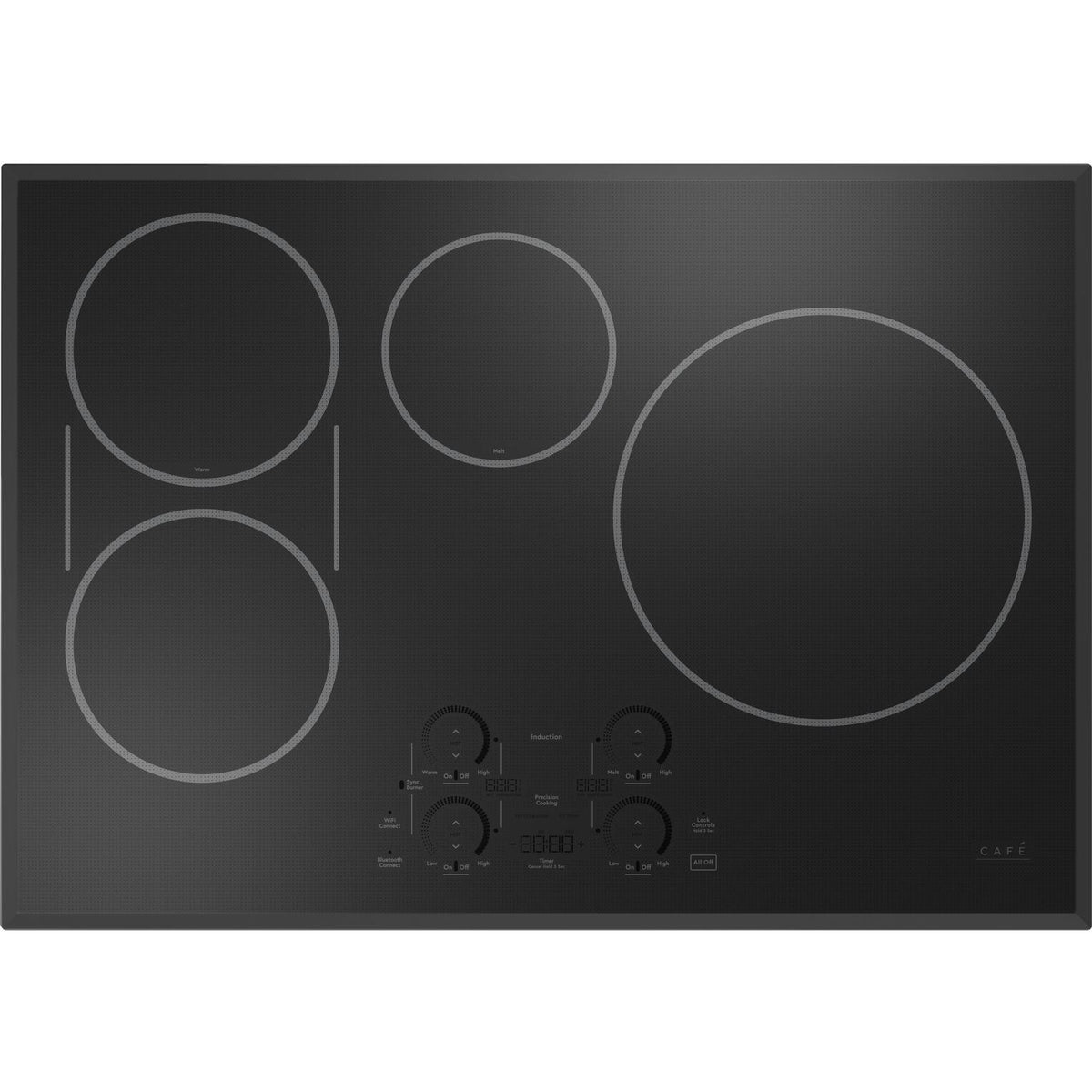  Café 30-inch Built-in Induction Cooktop with Wi-Fi CHP90301TBB IMAGE 1
