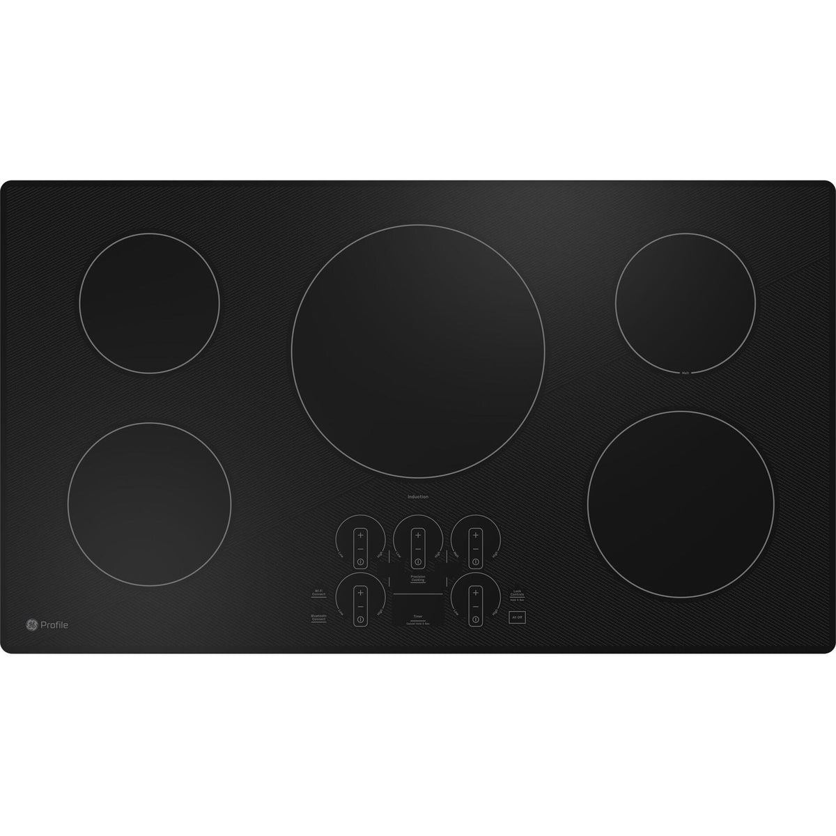  GE Profile 36-inch Built-in Induction Cooktop with Wi-Fi PHP7036DTBB IMAGE 1