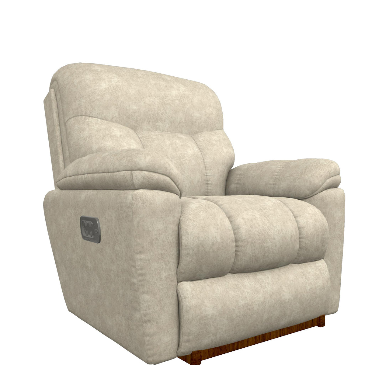  La-Z-Boy Morrison Power Rocking Recliner with Headrest - Stucco IMAGE 2
