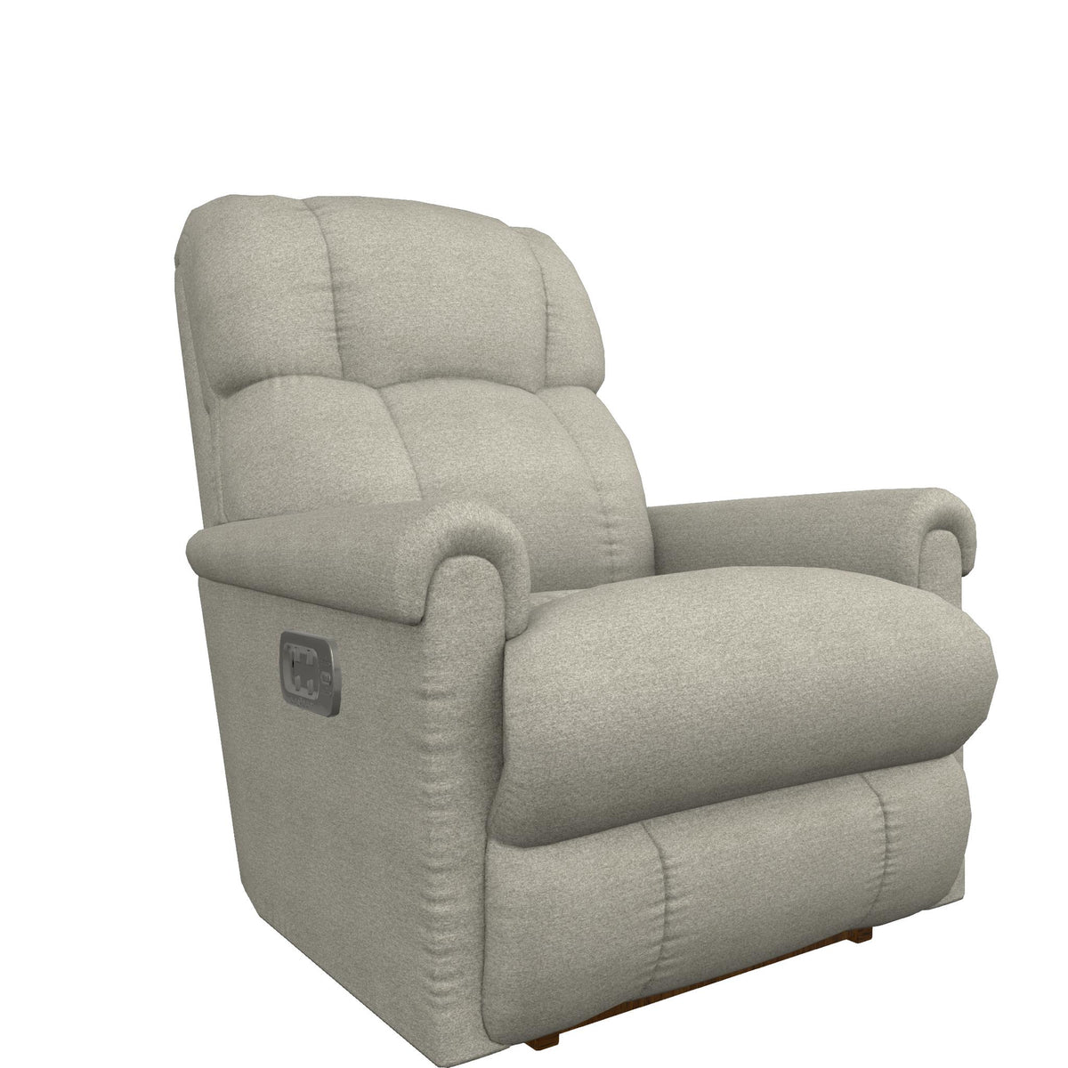  La-Z-Boy Pinnacle Power Rocking Recliner w/ Headrest - Dove IMAGE 2
