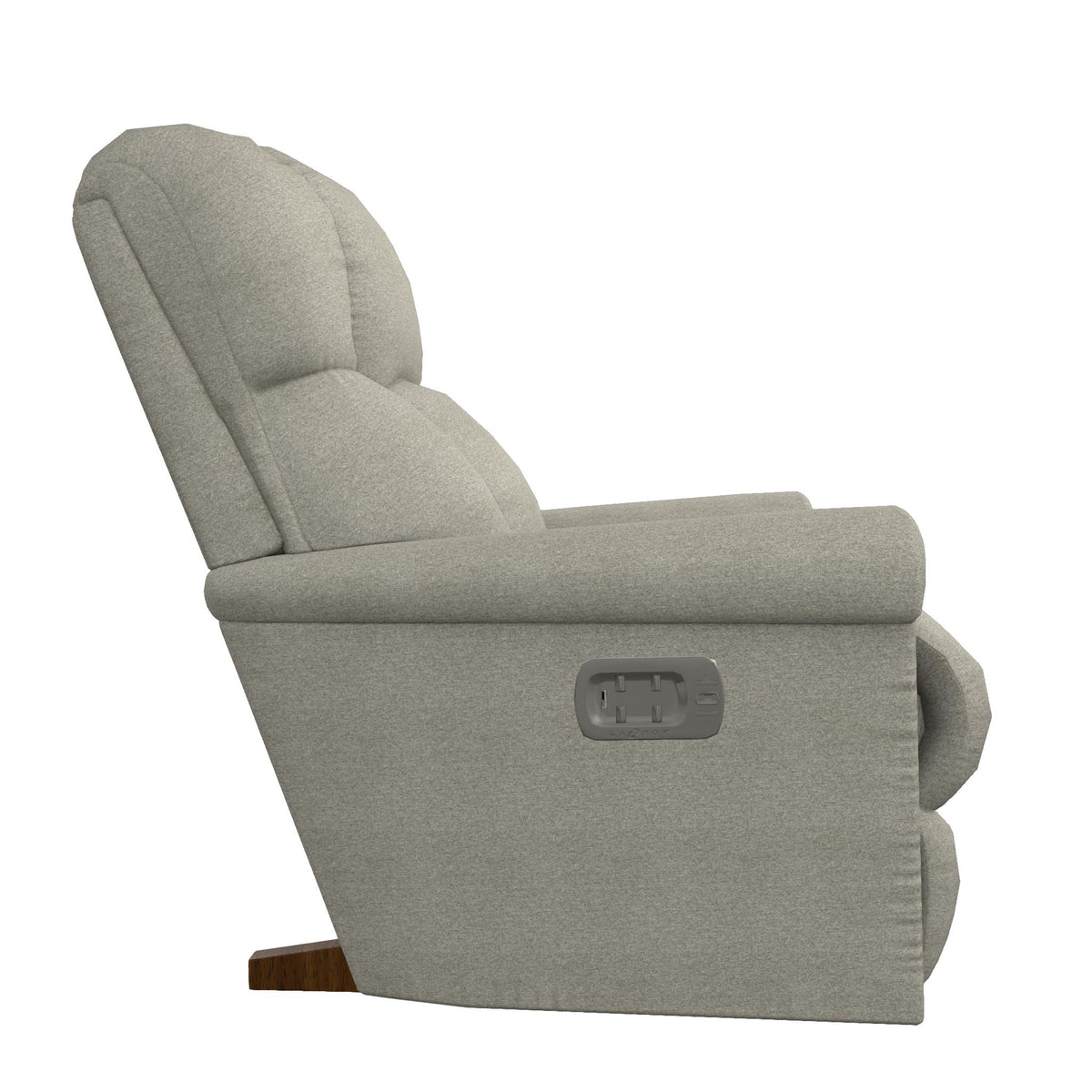  La-Z-Boy Pinnacle Power Rocking Recliner w/ Headrest - Dove IMAGE 3