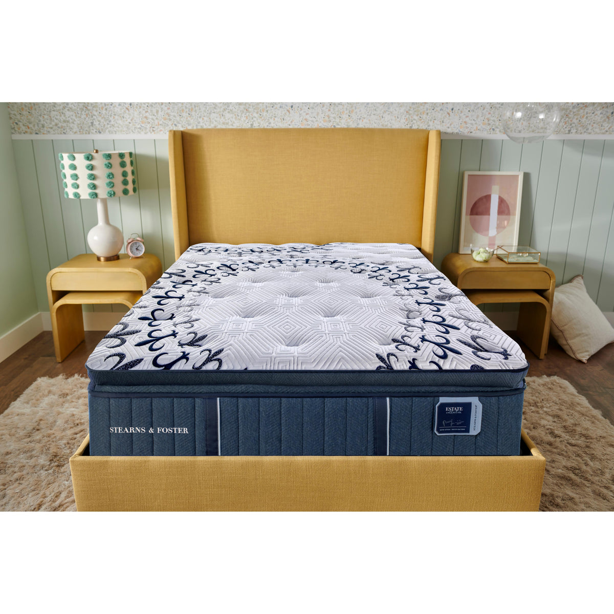  Stearns & Foster Mon Cheri Luxury Medium Firm Pillow Top Mattress (King) IMAGE 12