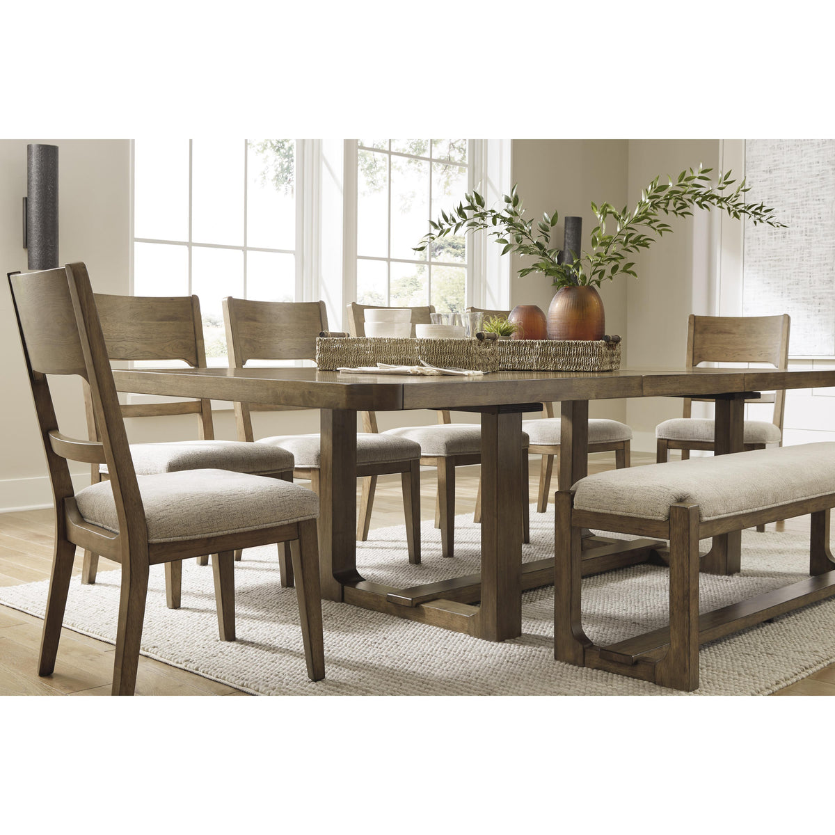 Signature Design by Ashley Cabalynn D974-00 Large Upholstered Dining Room Bench IMAGE 7