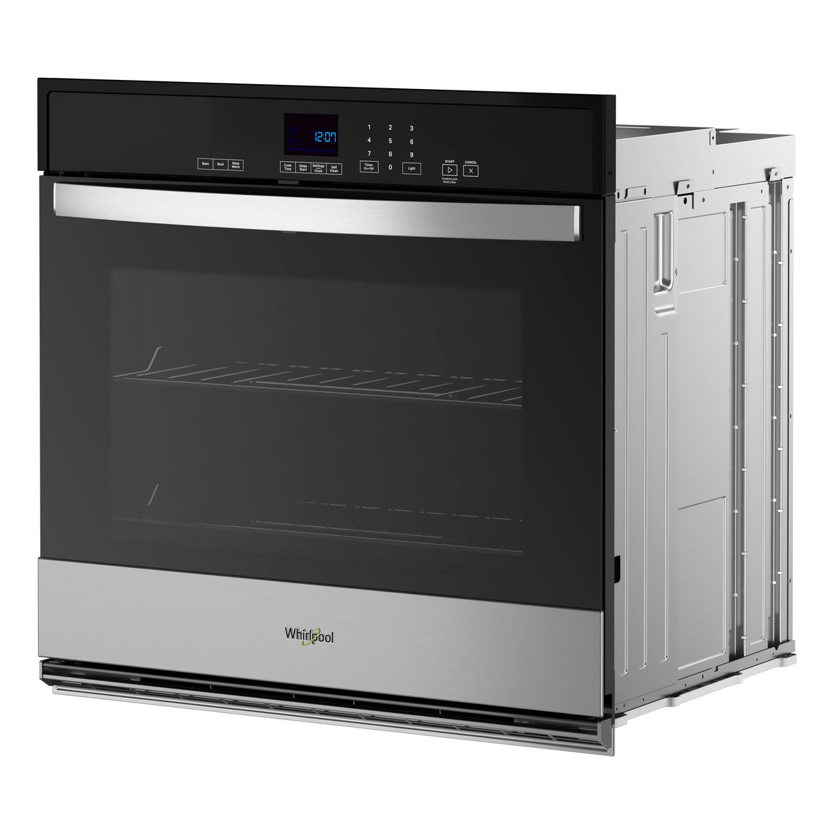  Whirlpool 27-inch Built-in Single Wall Oven WOES3027LS IMAGE 2