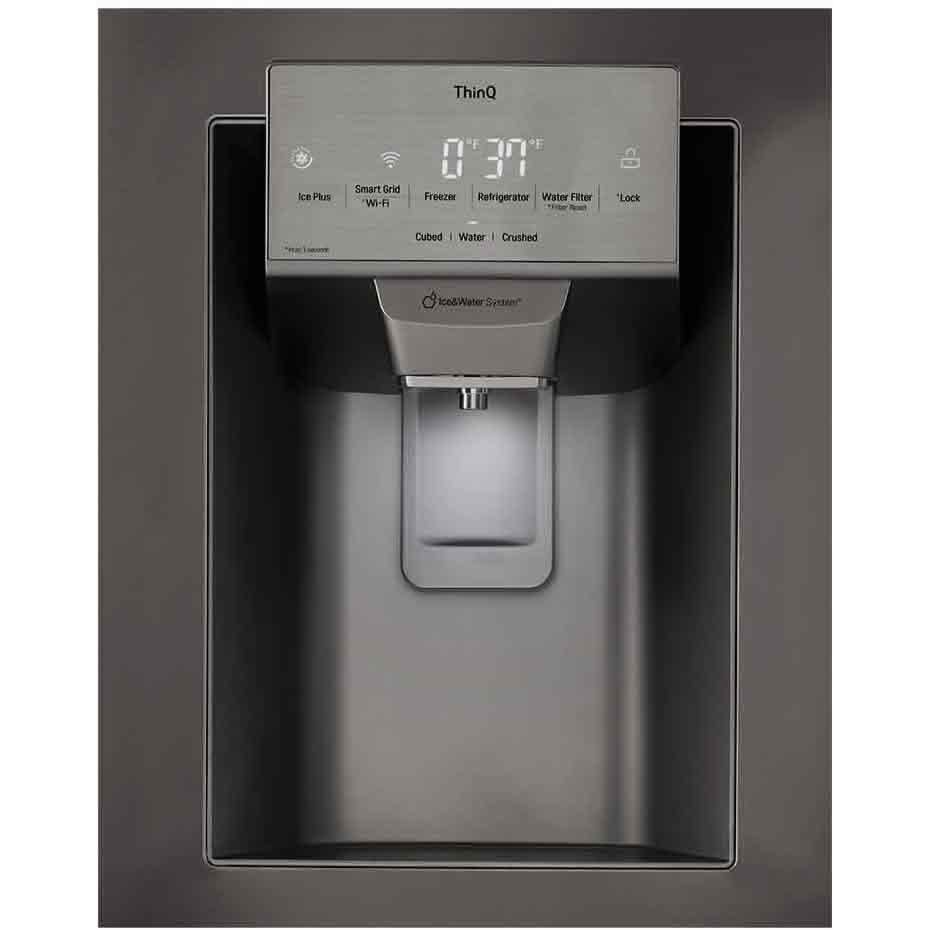  LG 36-inch 27.7 cu. ft. 3-Door French Door Refrigerator with Smart Diagnosis LRFS28XBD IMAGE 7