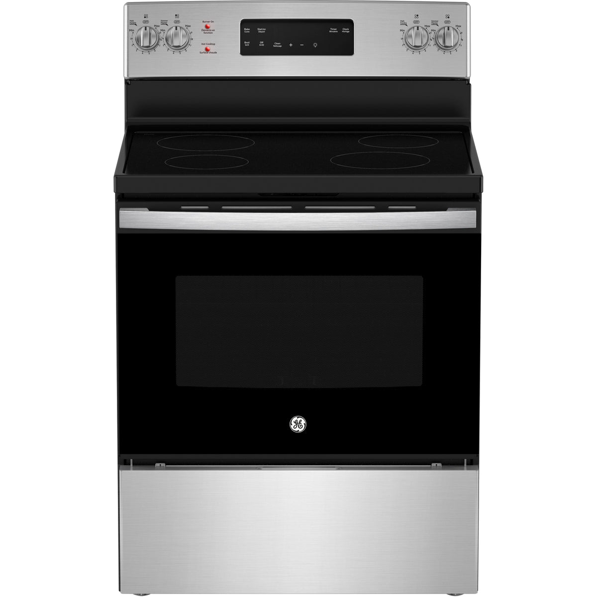  GE 30-inch Freestanding Electric Range with Self-Clean JCB630SVSS IMAGE 1