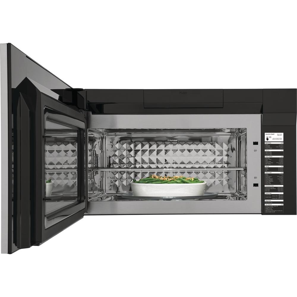  Frigidaire Professional 30-inch, 1.9 cu. ft. Over-the-Range Microwave Oven with Convection Technology PMOS198CAF IMAGE 2