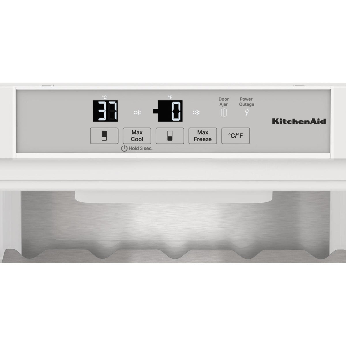  KitchenAid 22-inch, 8.84 cu. ft. Built-in Bottom Freezer Refrigerator with  ExtendFresh™ Temperature Management System KBBX102MPA IMAGE 5