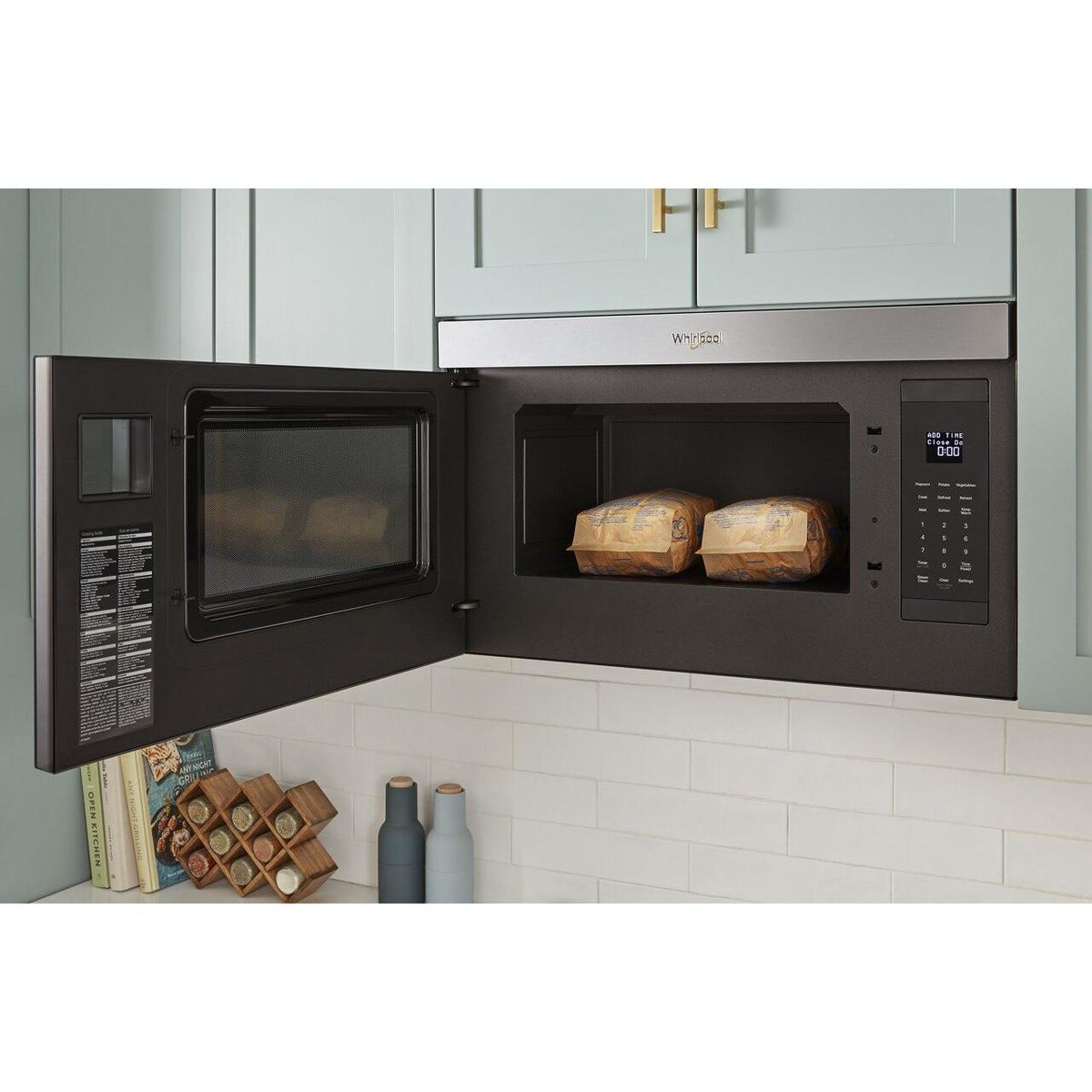  Whirlpool 30-inch, 1.1 cu. ft. Over-the-Range Microwave Oven YWMMF5930PZ IMAGE 14