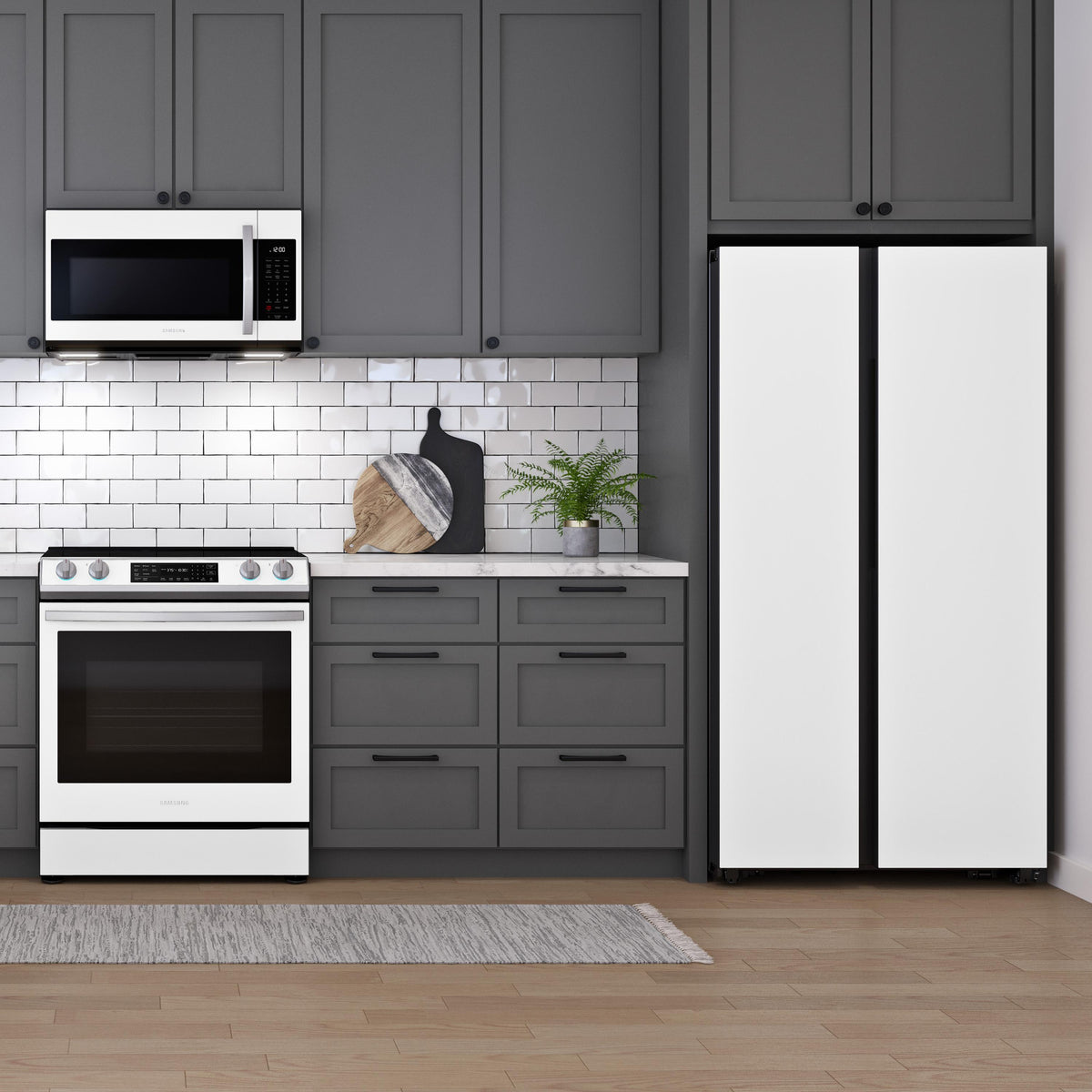  Samsung Bespoke 36-inch, 22.6 cu. ft. Counter-Depth Side-by-Side Refrigerator with Beverage Center™ RS23CB760012AA IMAGE 11