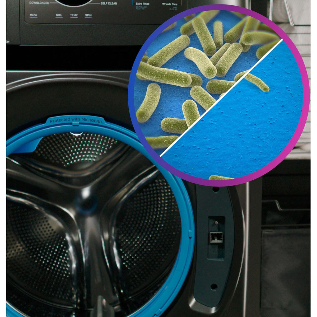  GE Profile All-in-One Electric Laundry Center with Fast Airflow Drying System PFQ97HSPVDS IMAGE 4