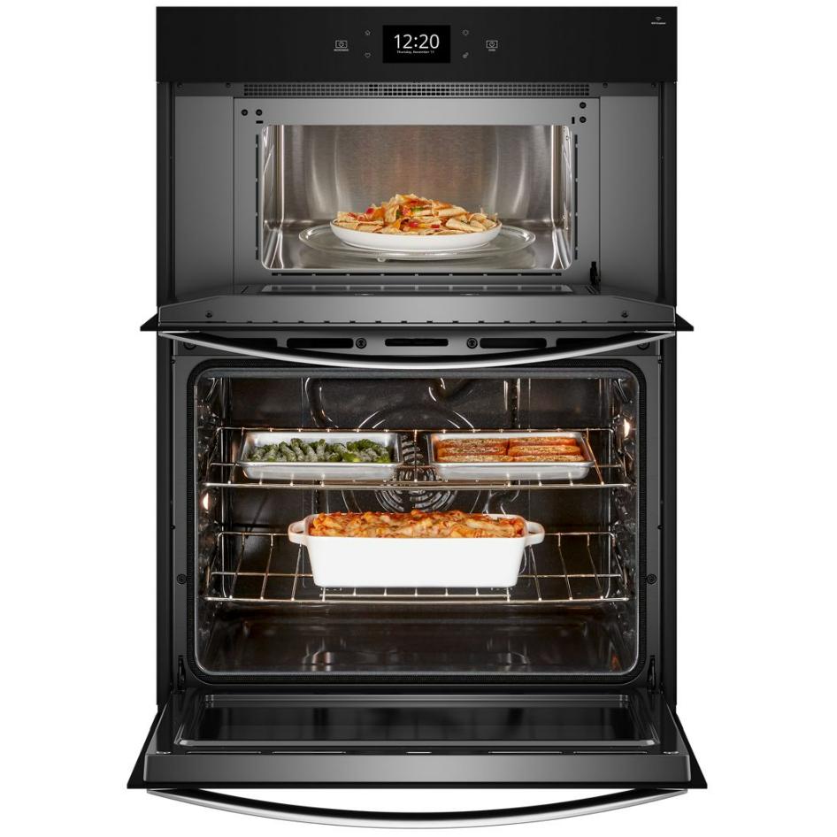  Whirlpool 30-inch 5.0 cu. ft. Main Oven Capacity Combo Wall Oven with Microwave Oven WOEC7030PV IMAGE 3