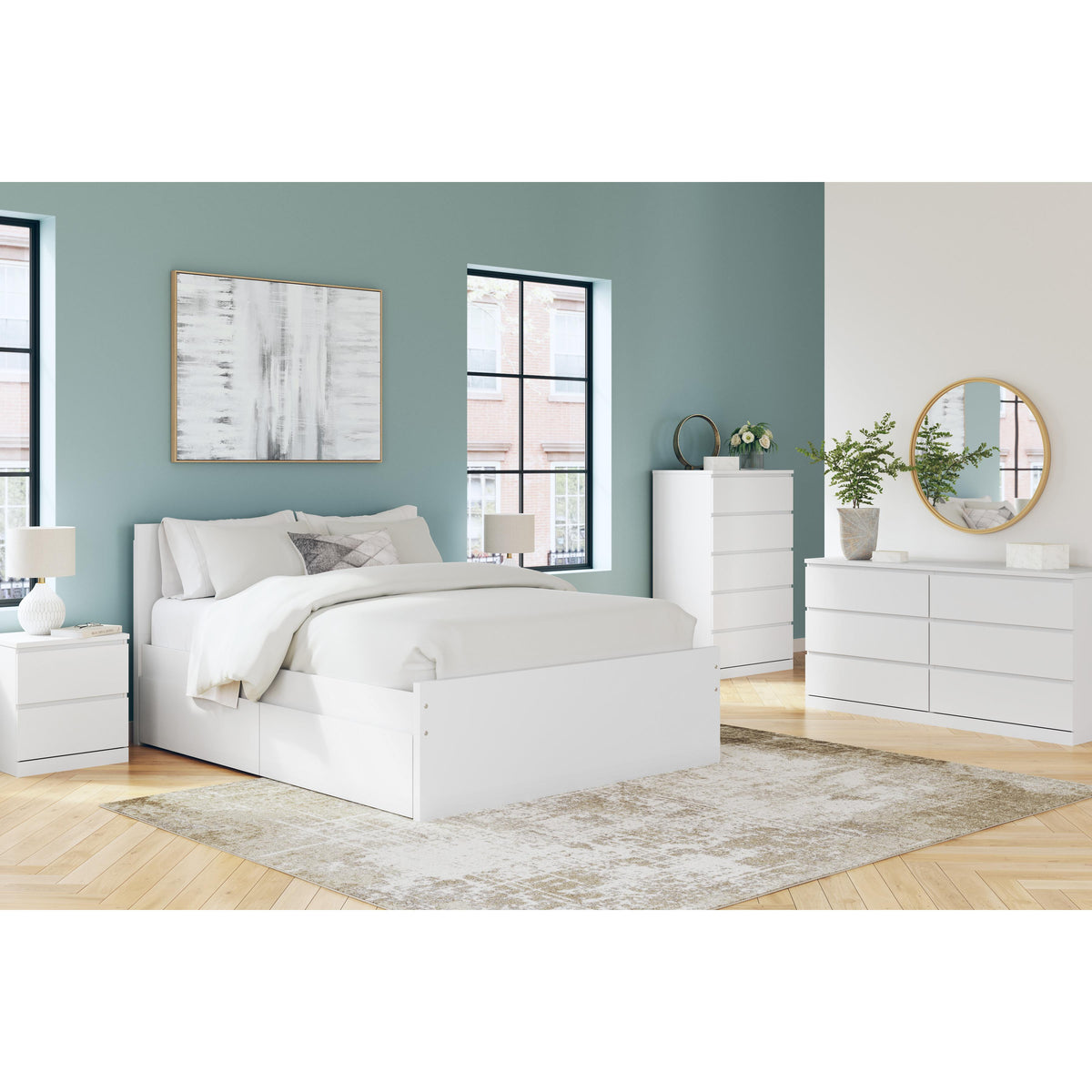  Signature Design by Ashley Onita EB9630B16 Queen Panel Platform Bed with 2 Side Storage IMAGE 9