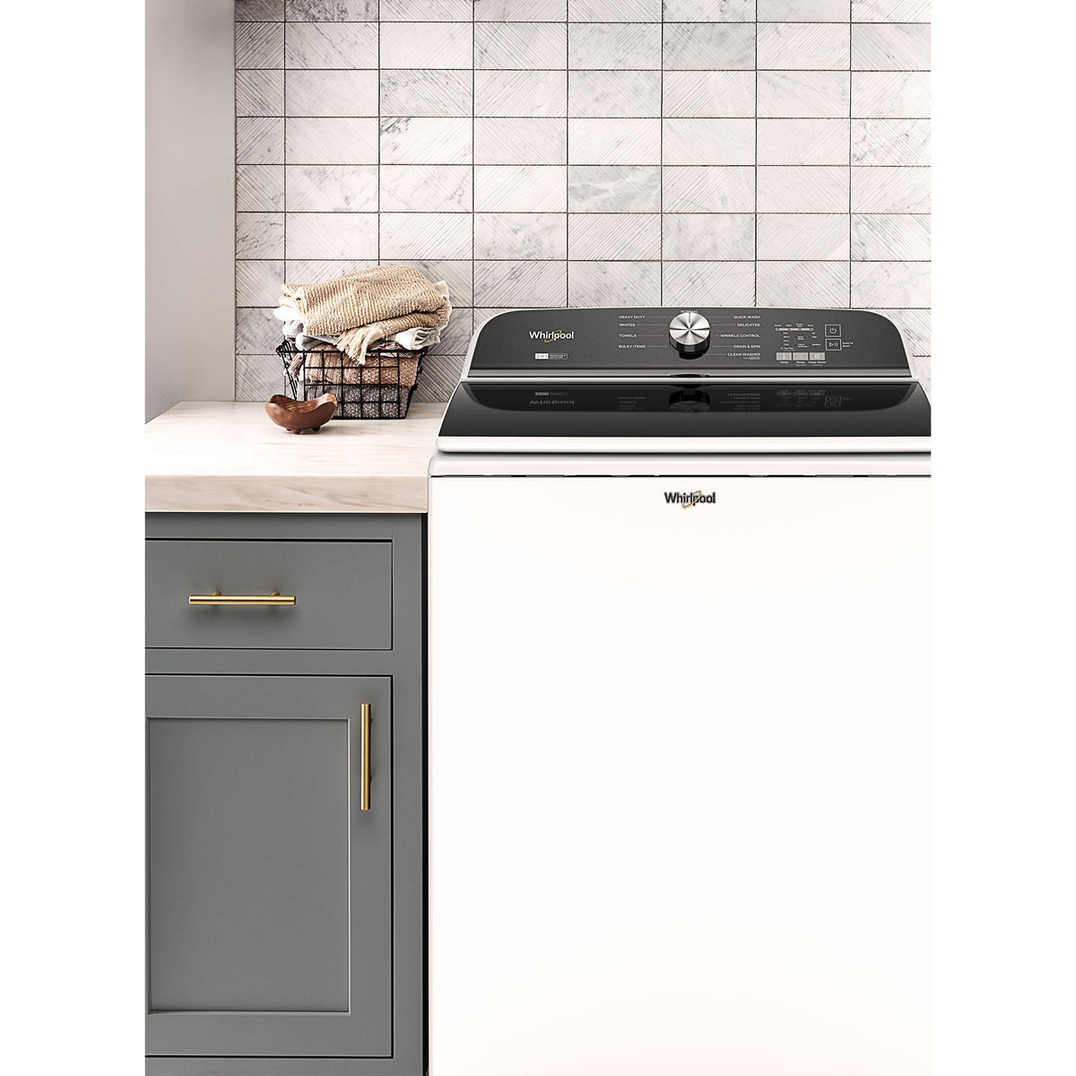  Whirlpool 6.0 cu. ft. Top Loading Washer with Removable Agitator WTW6157PW IMAGE 11