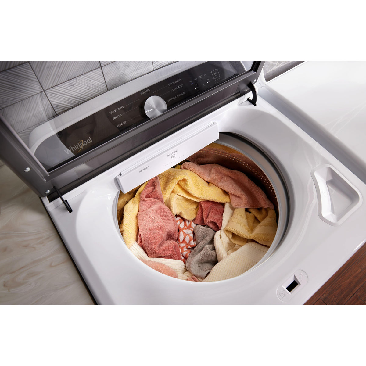  Whirlpool 6.0 cu. ft. Top Loading Washer with Removable Agitator WTW6157PW IMAGE 12
