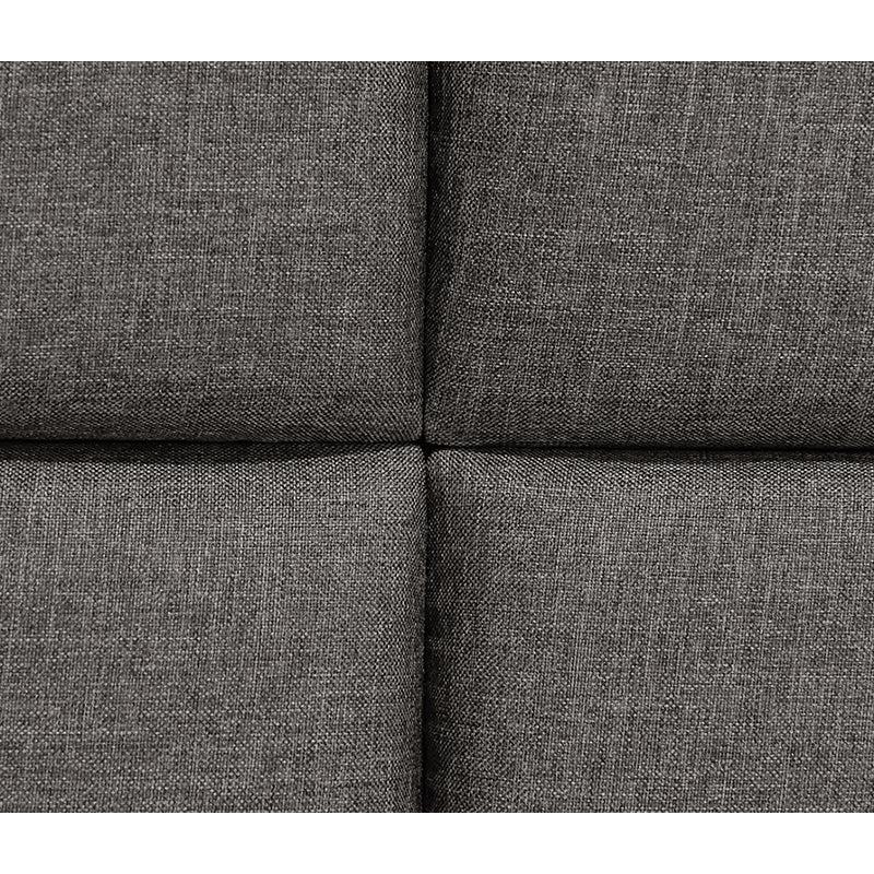  Primo International Shannon King Upholstered Platform Bed - Charcoal Grey IMAGE 2