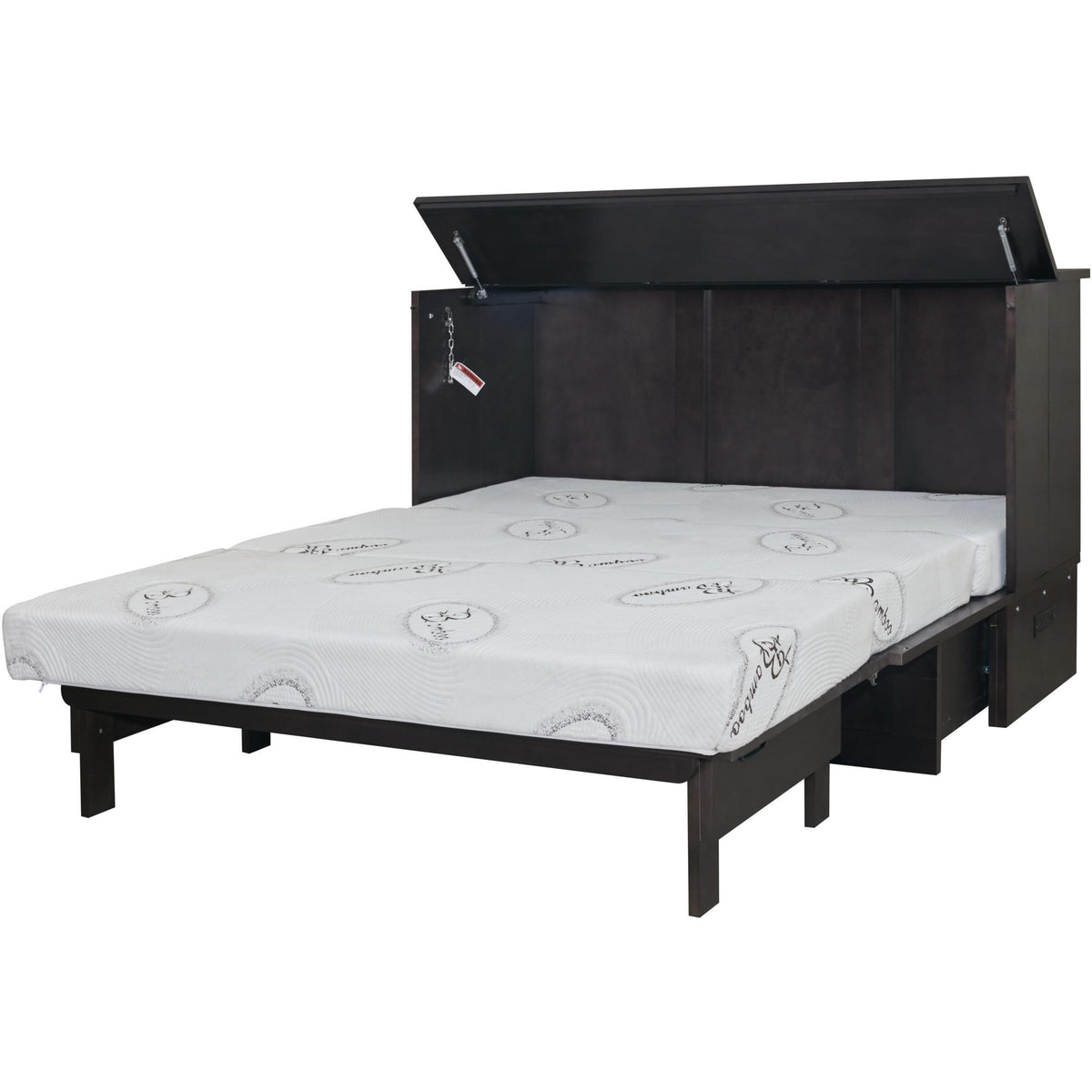  Cabinet Bed Harrison Queen Cabinet Bed - Shadow Black IMAGE 7