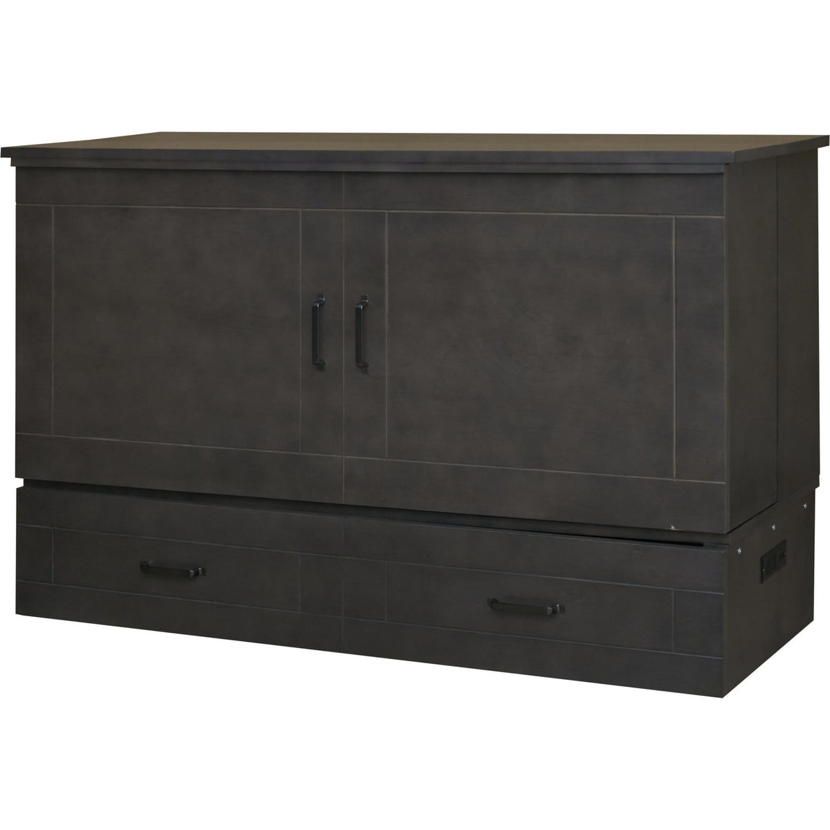  Cabinet Bed Aztec Queen Cabinet Bed - Grey IMAGE 2
