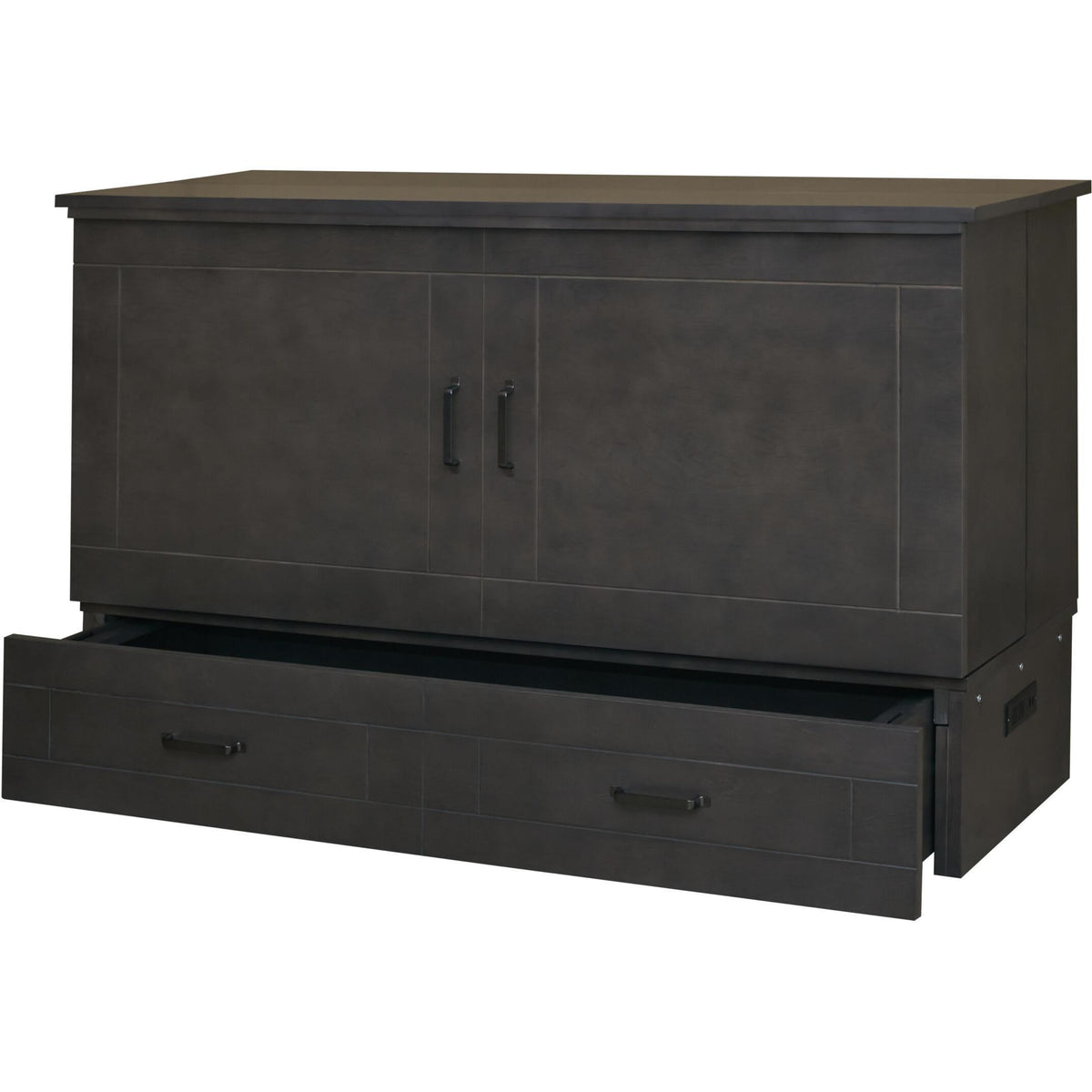  Cabinet Bed Aztec Queen Cabinet Bed - Grey IMAGE 3