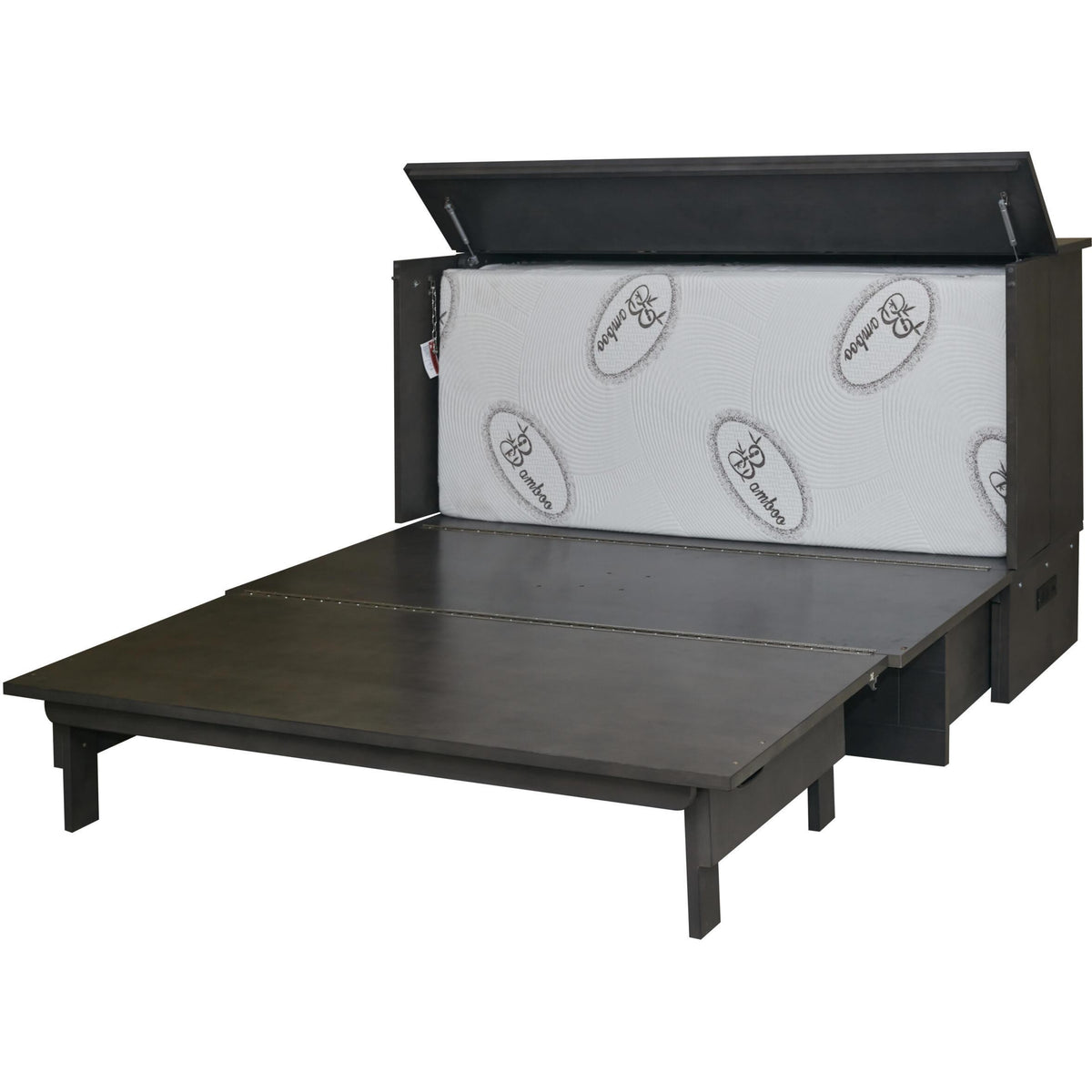  Cabinet Bed Aztec Queen Cabinet Bed - Grey IMAGE 4