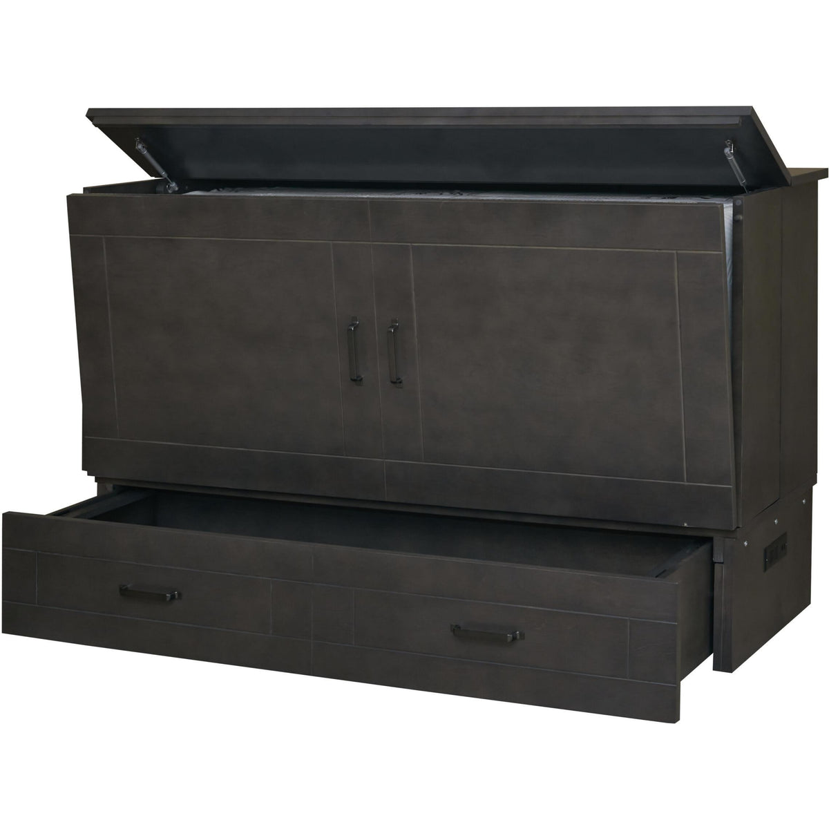  Cabinet Bed Aztec Queen Cabinet Bed - Grey IMAGE 8