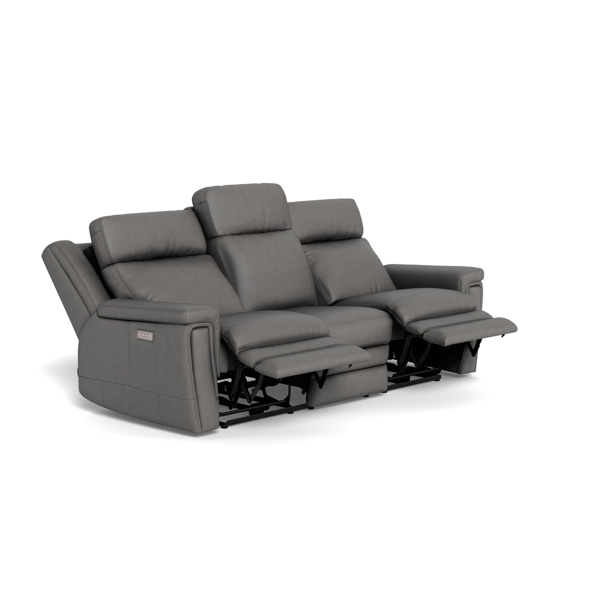  Palliser Asher 41065-L6 Power Reclining Sofa with Lumbar Support - Bali Rainstorm Match IMAGE 4